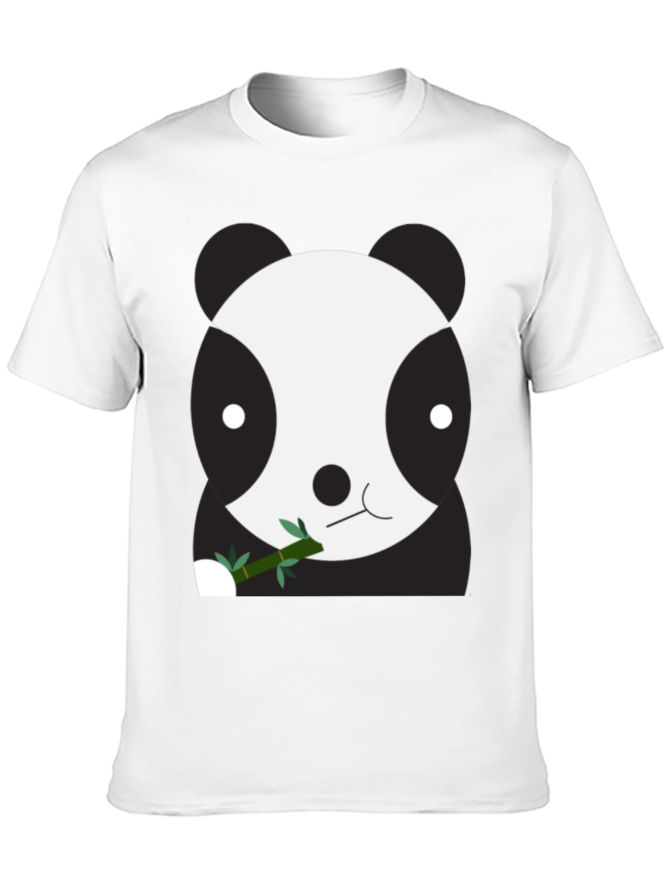 Cute Panda Bear Graphic Tee - Unisex Black T-Shirt