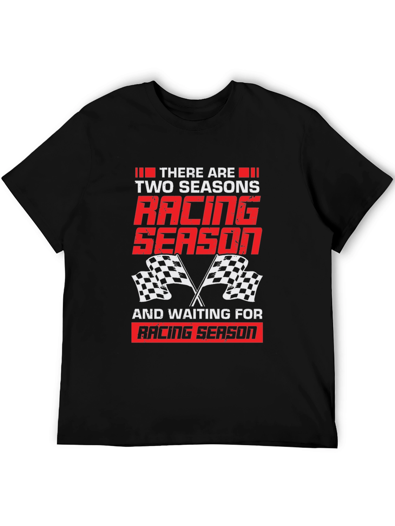 Racing Seasons Graphic Tee for Motorsports Fans