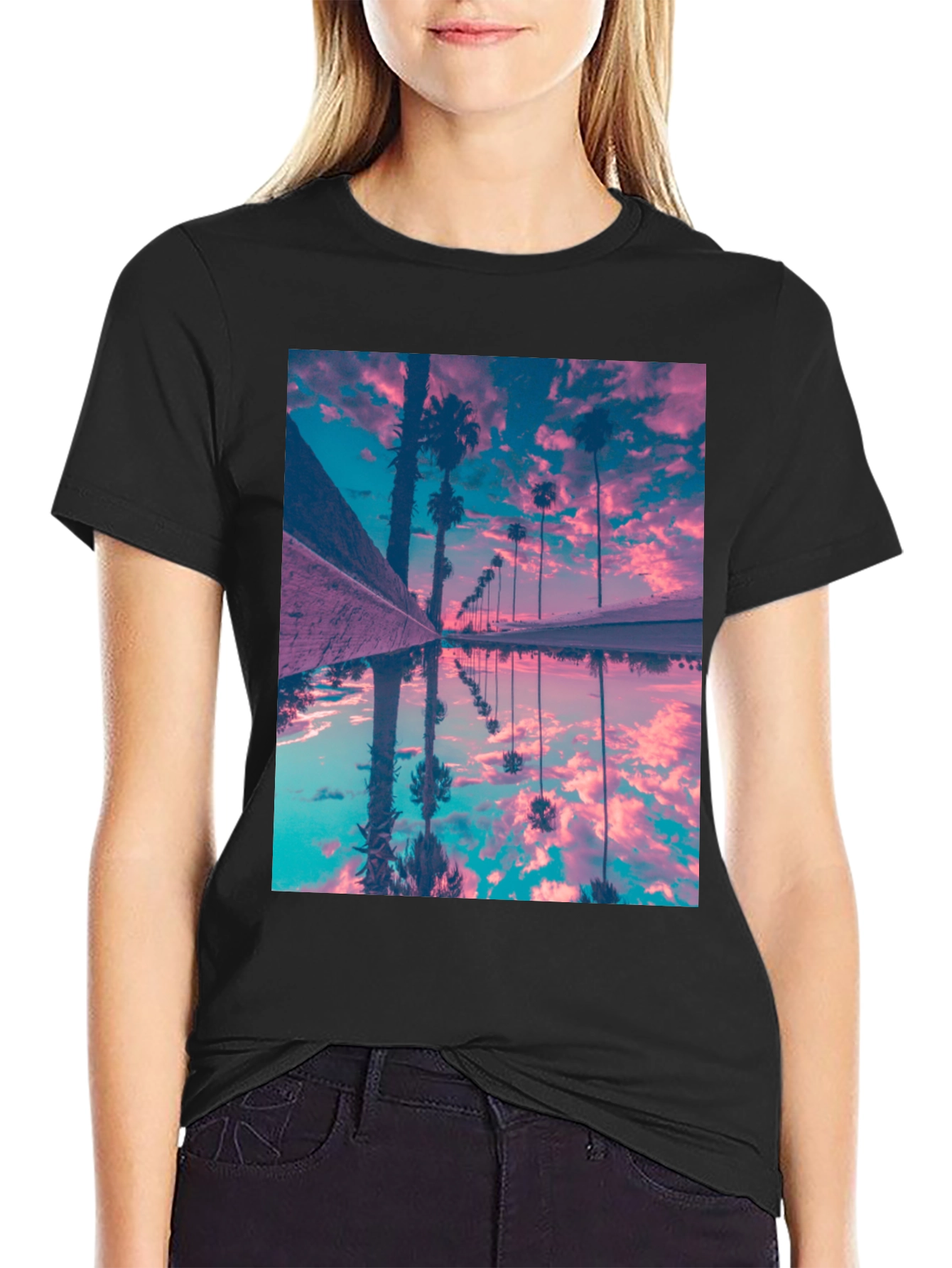 Palm Reflection Graphic Tee