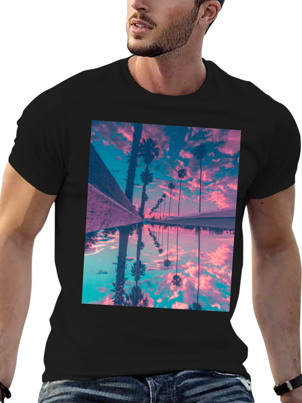 Palm Reflection Graphic Tee