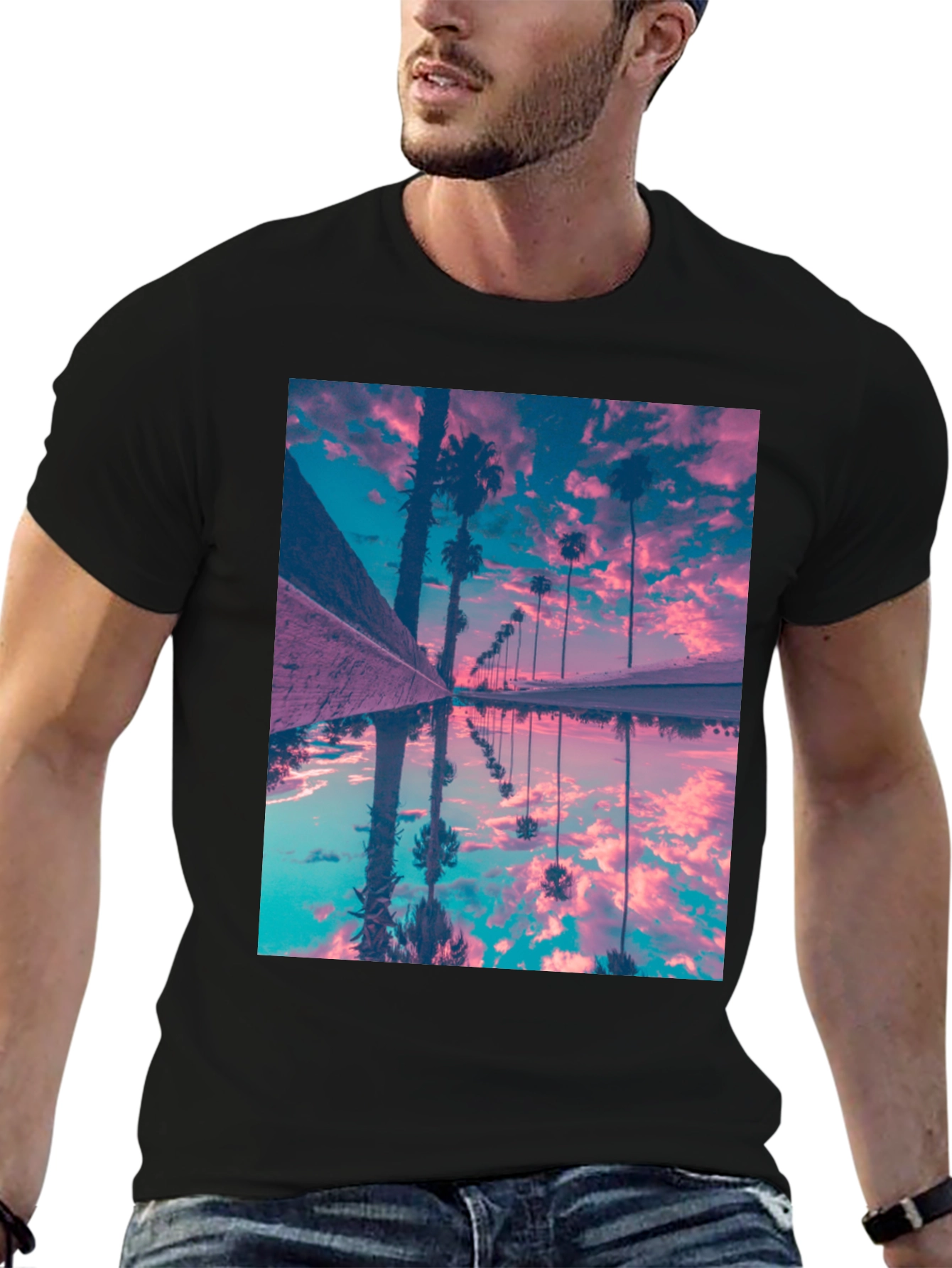 Palm Reflection Graphic Tee