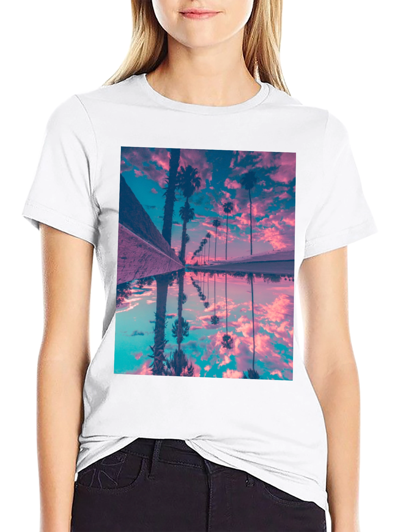 Palm Reflection Graphic Tee