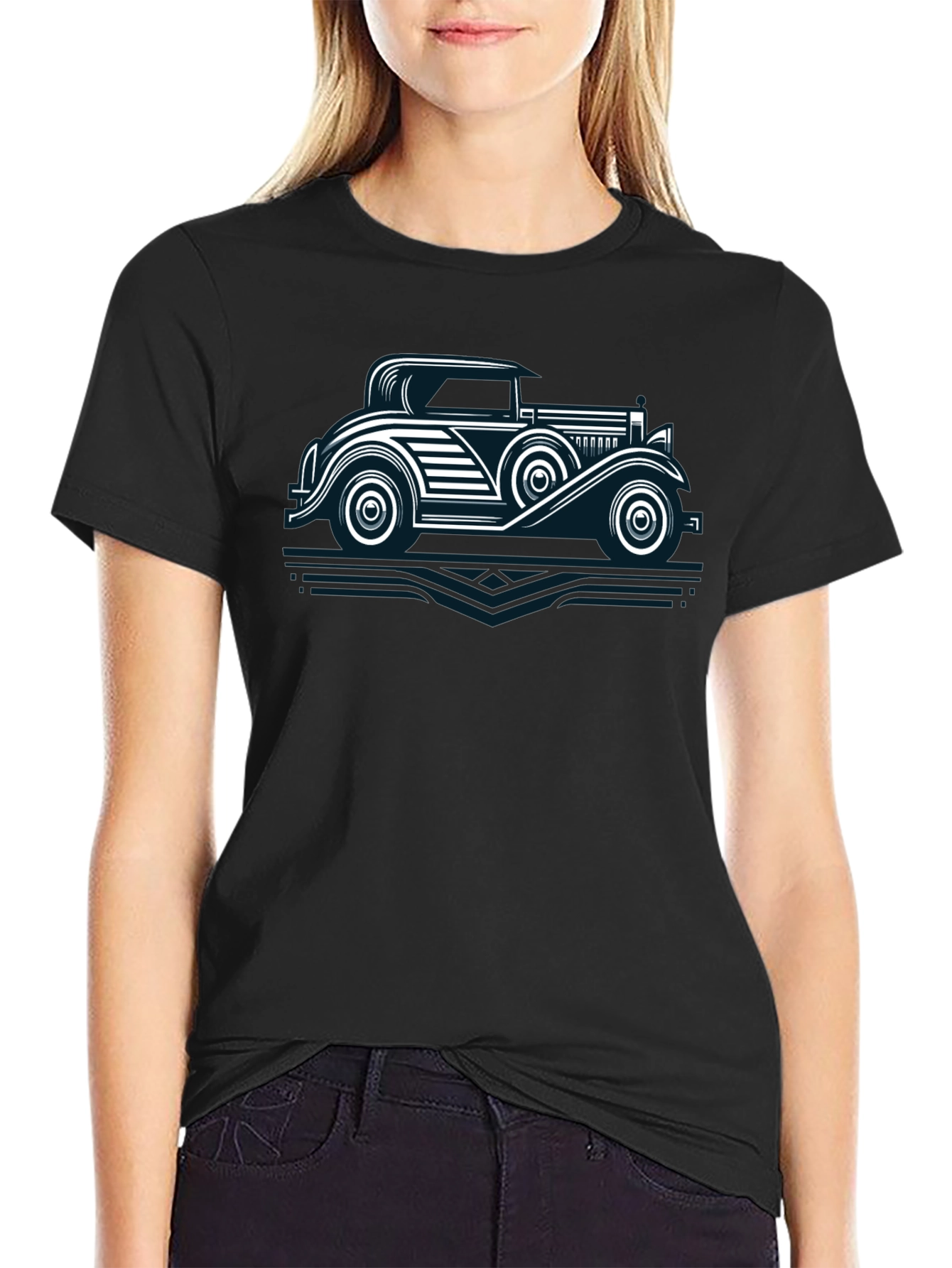 Retro Car Graphic T-Shirt - Classic Auto Tee