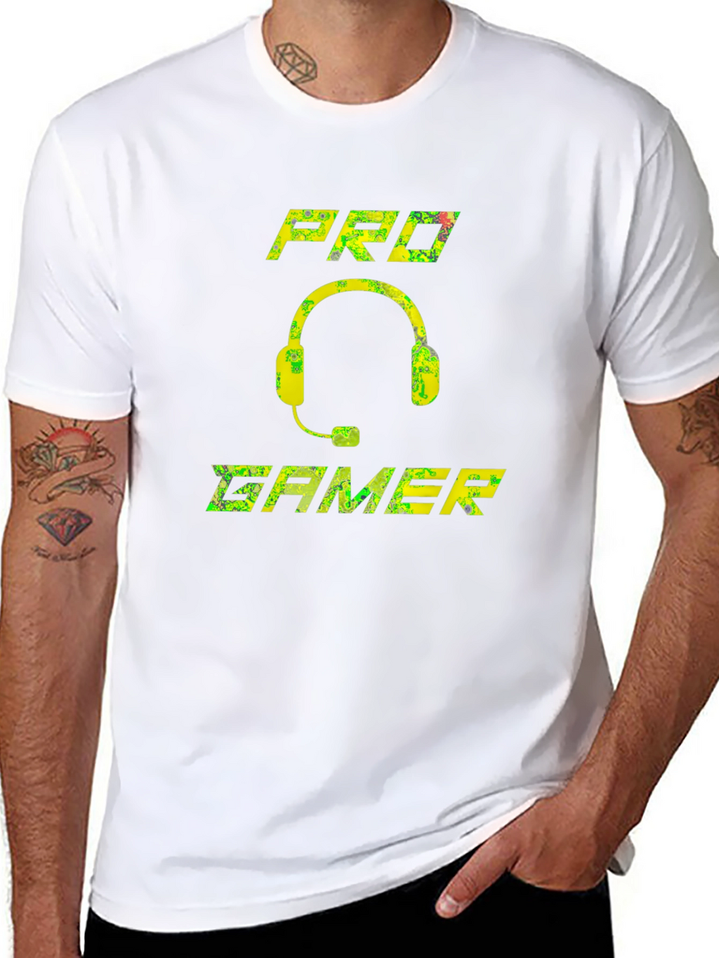 Pro Gamer T-Shirt: Gaming Headset Design