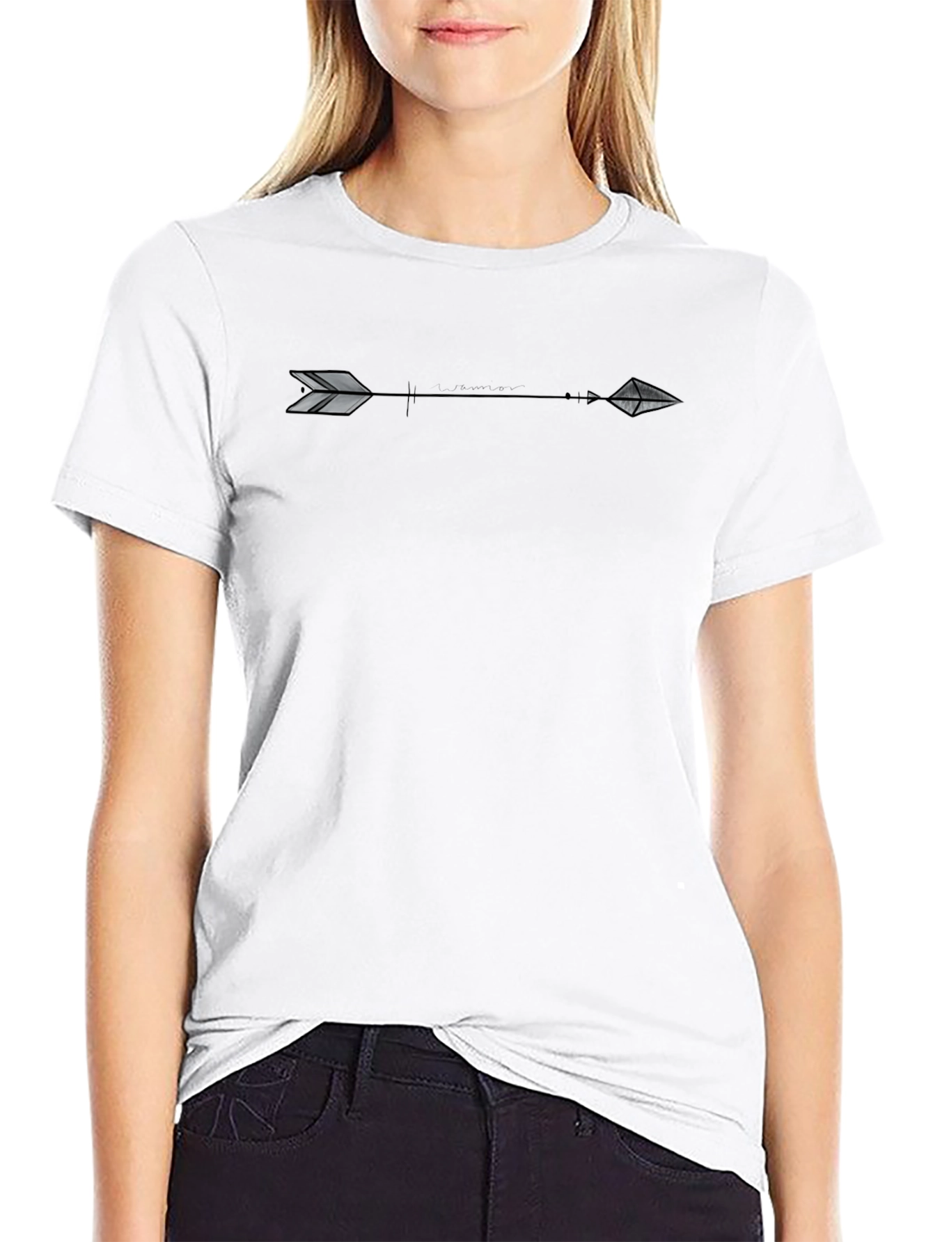 Arrow Graphic Tee - Classic Black
