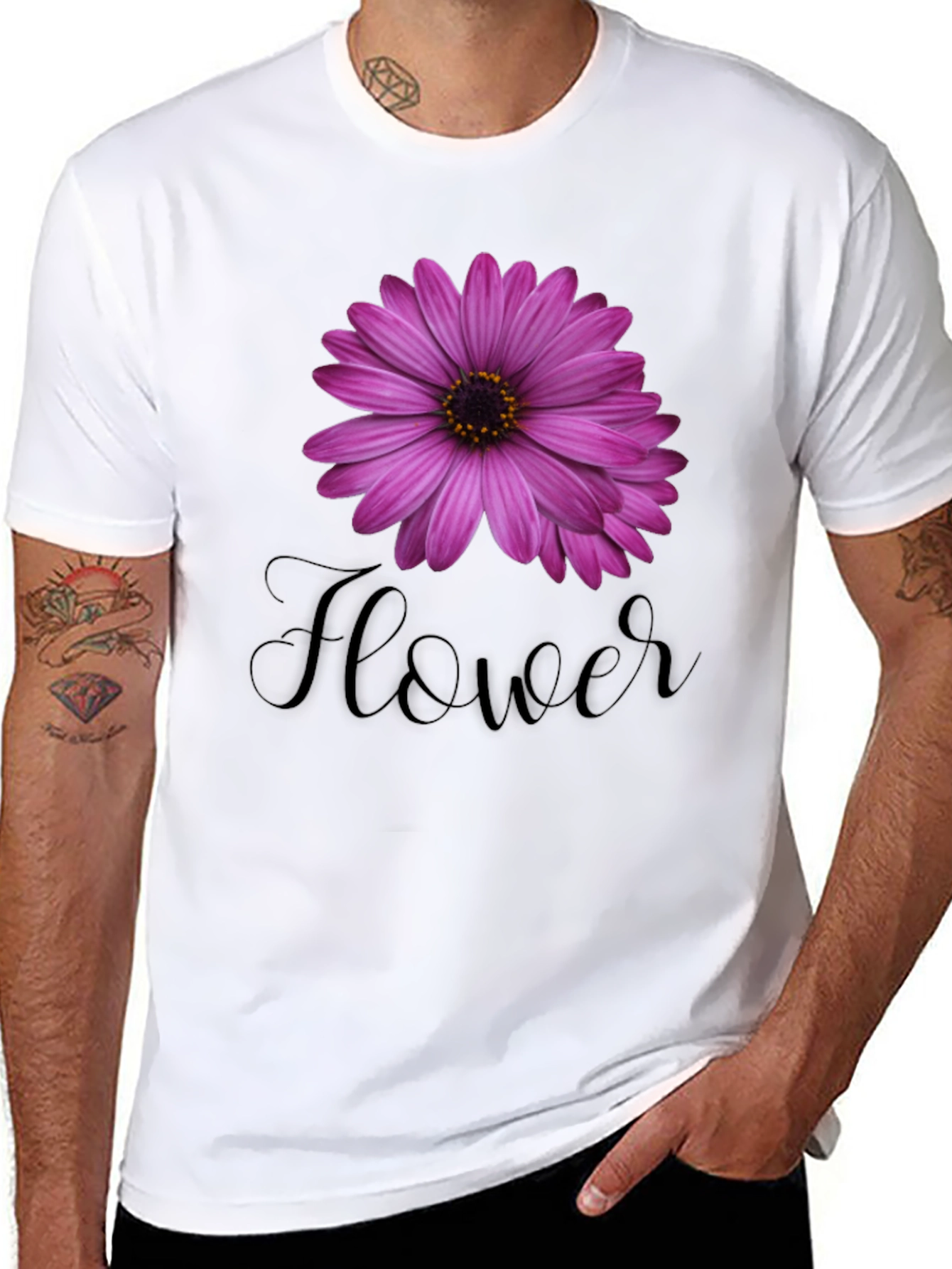 Floral Graphic Tee - Casual Comfort