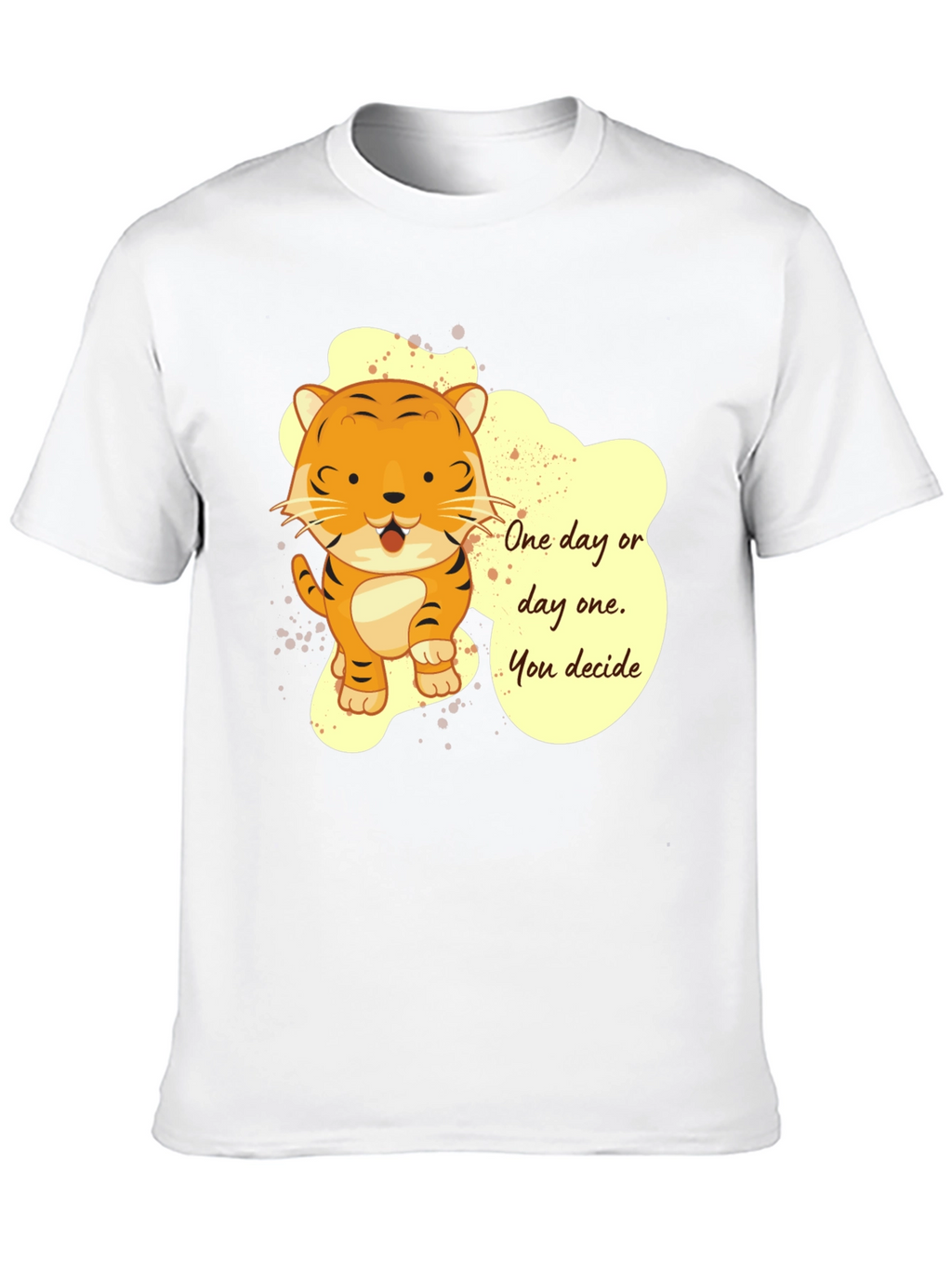 Tiger Graphic T-Shirt: One Day or Day One