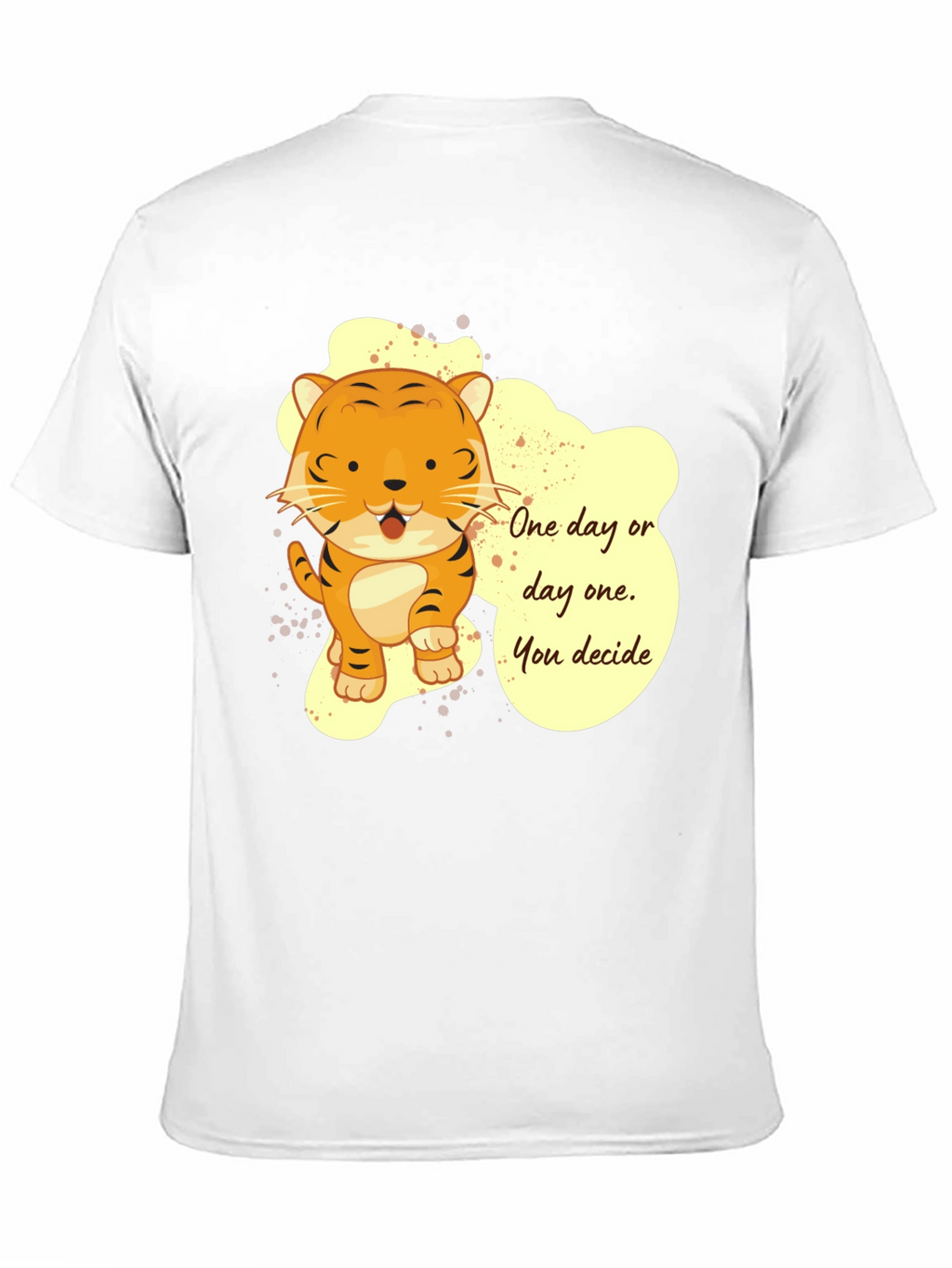 Tiger Graphic T-Shirt: One Day or Day One