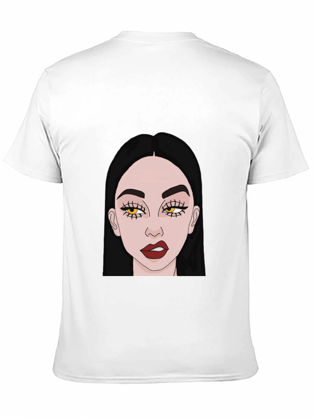 Trendy Woman Graphic Black T-Shirt