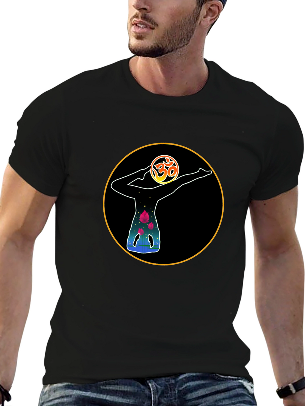 Om Dab Yoga T-Shirt - Spiritual Style