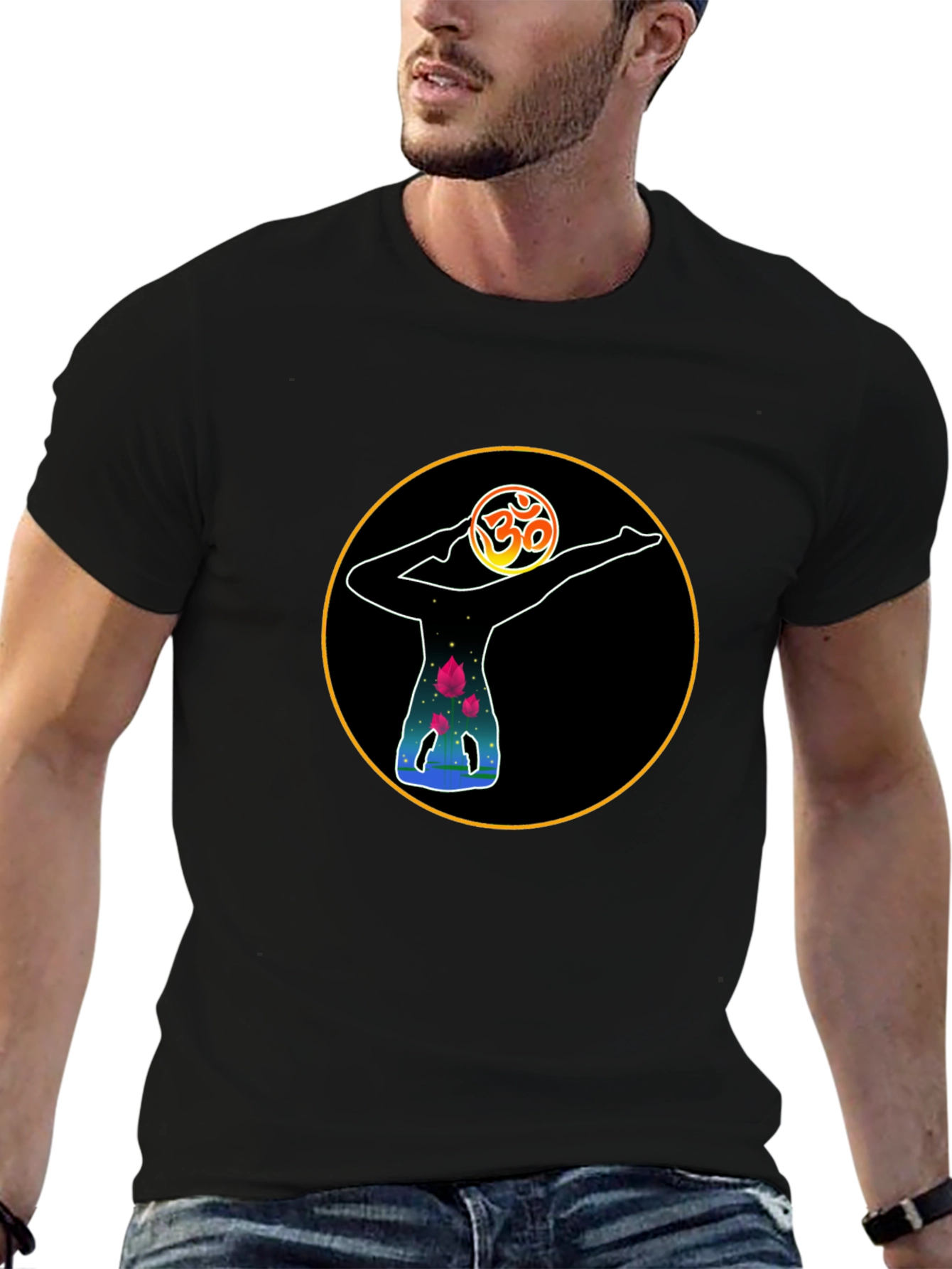 Om Dab Yoga T-Shirt - Spiritual Style