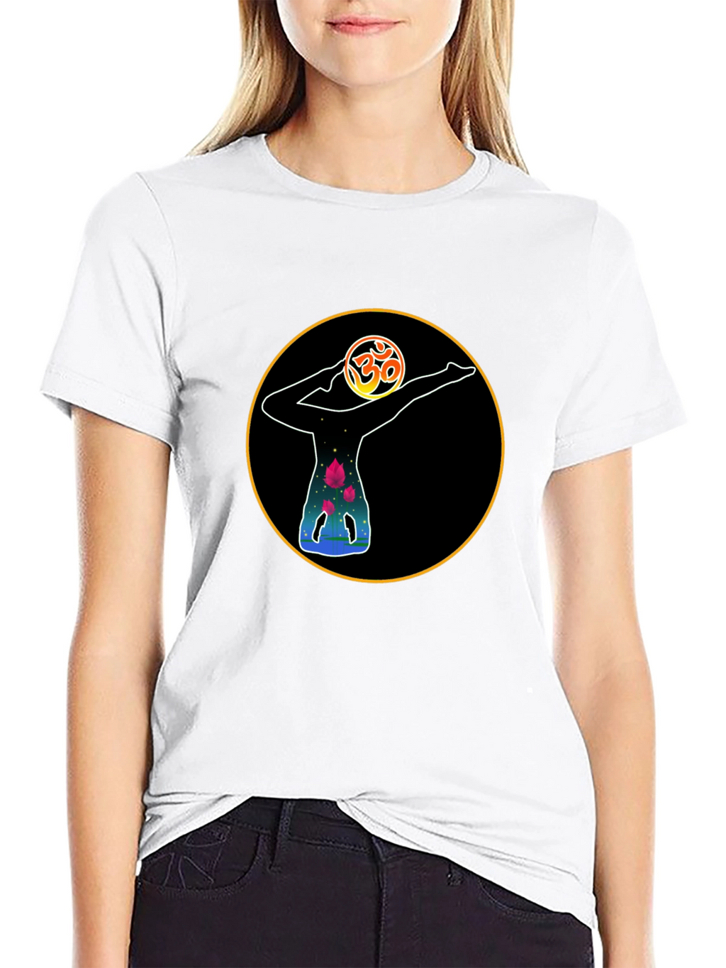 Om Dab Yoga T-Shirt - Spiritual Style