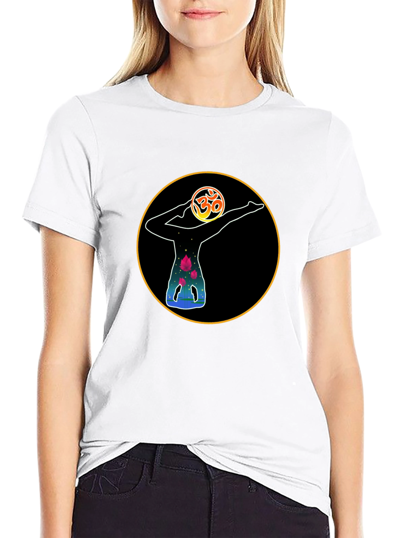 Om Dab Yoga T-Shirt - Spiritual Style