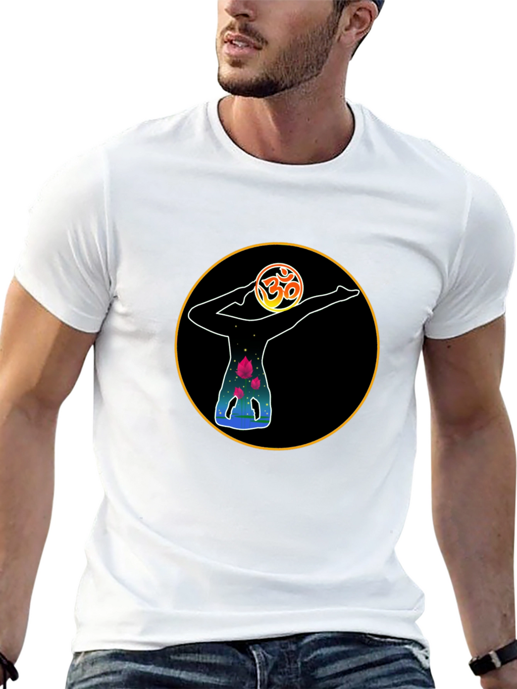 Om Dab Yoga T-Shirt - Spiritual Style