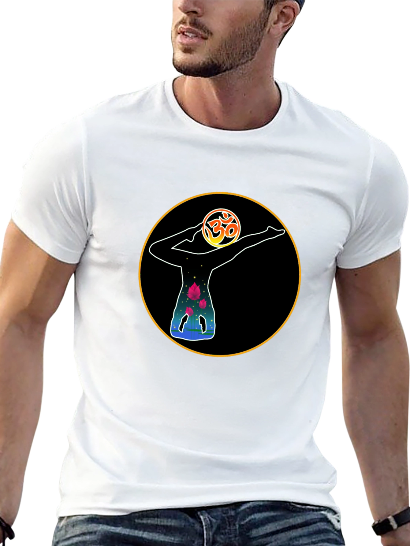 Om Dab Yoga T-Shirt - Spiritual Style