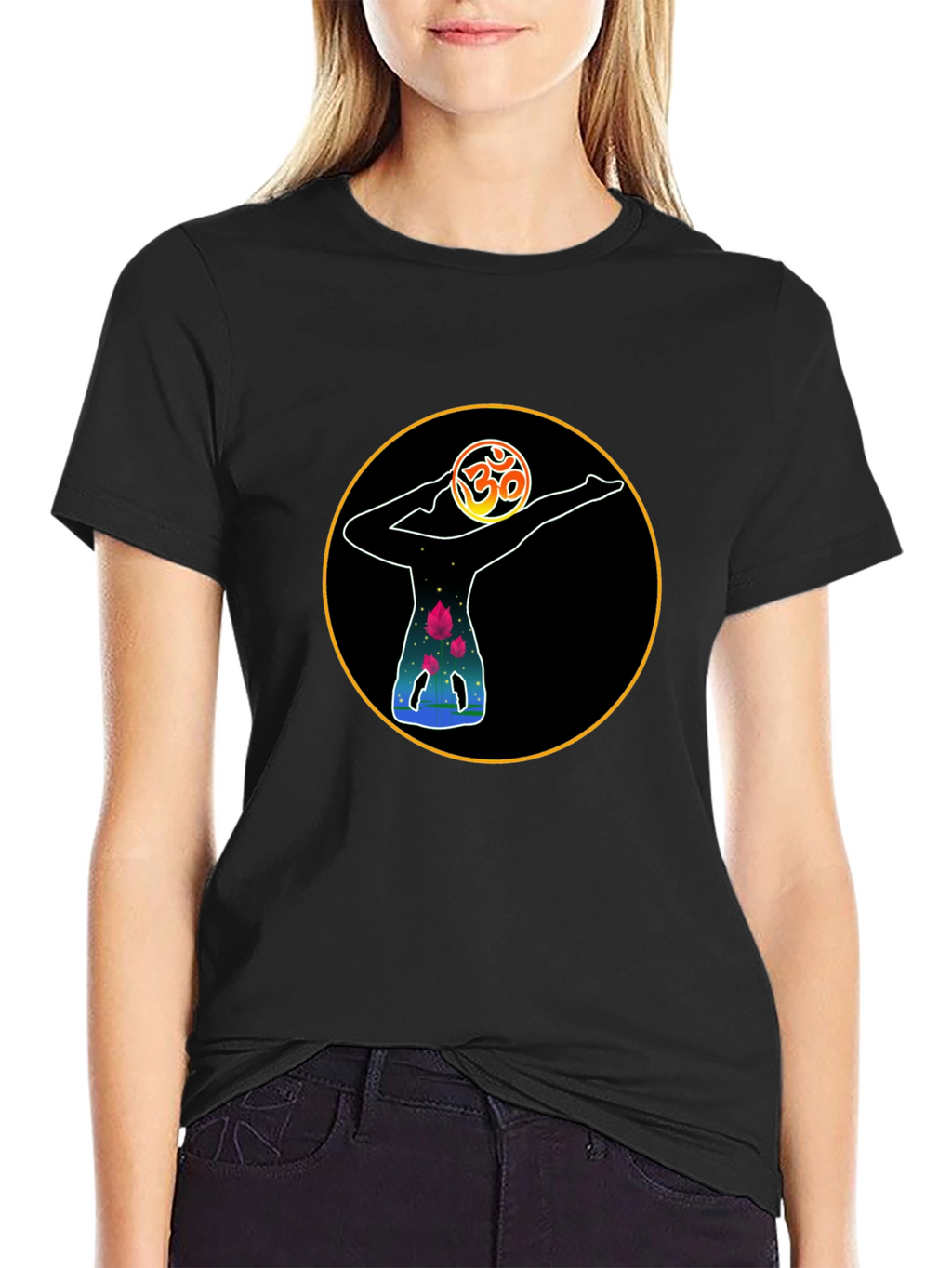 Om Dab Yoga T-Shirt - Spiritual Style