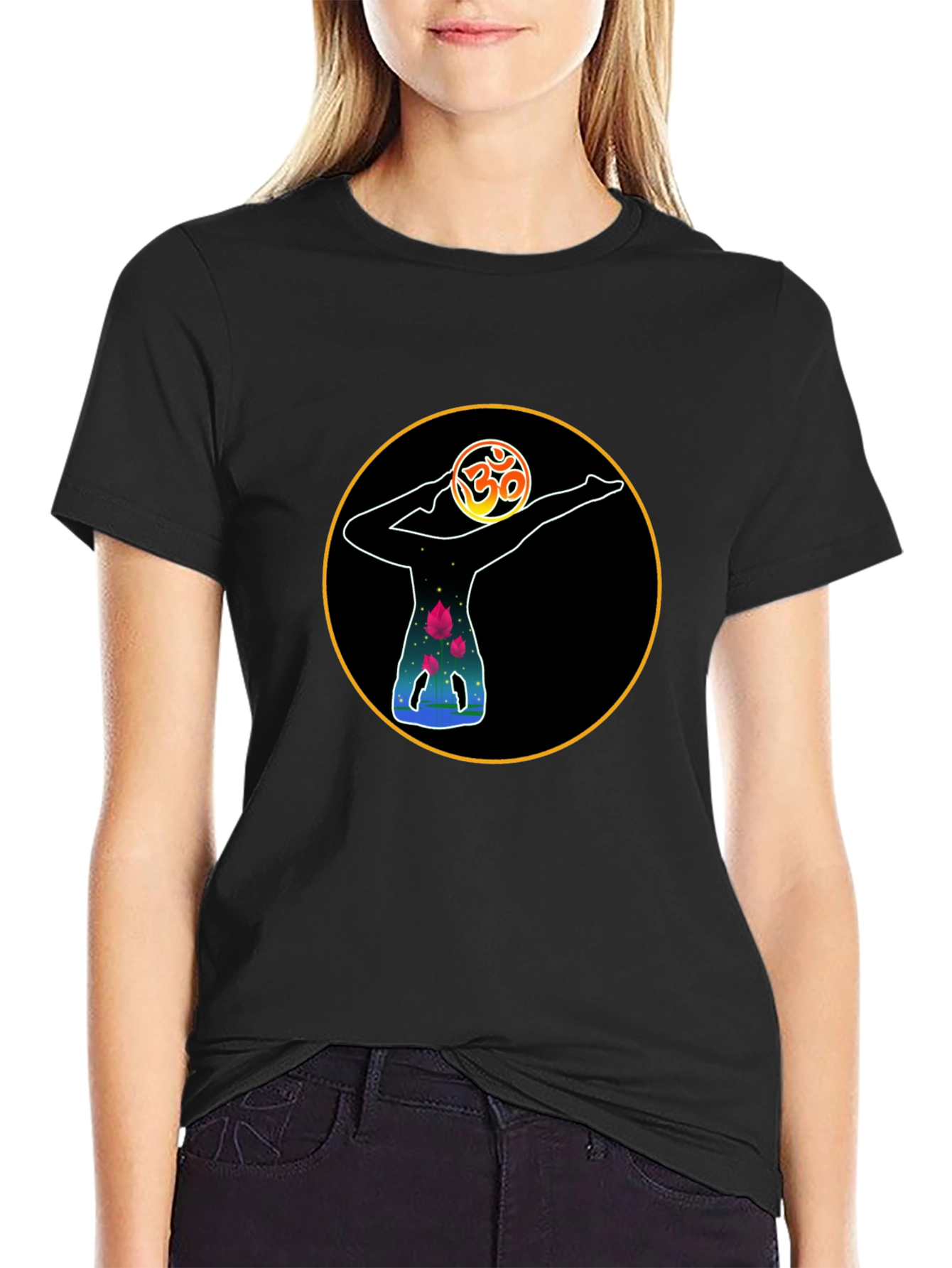 Om Dab Yoga T-Shirt - Spiritual Style