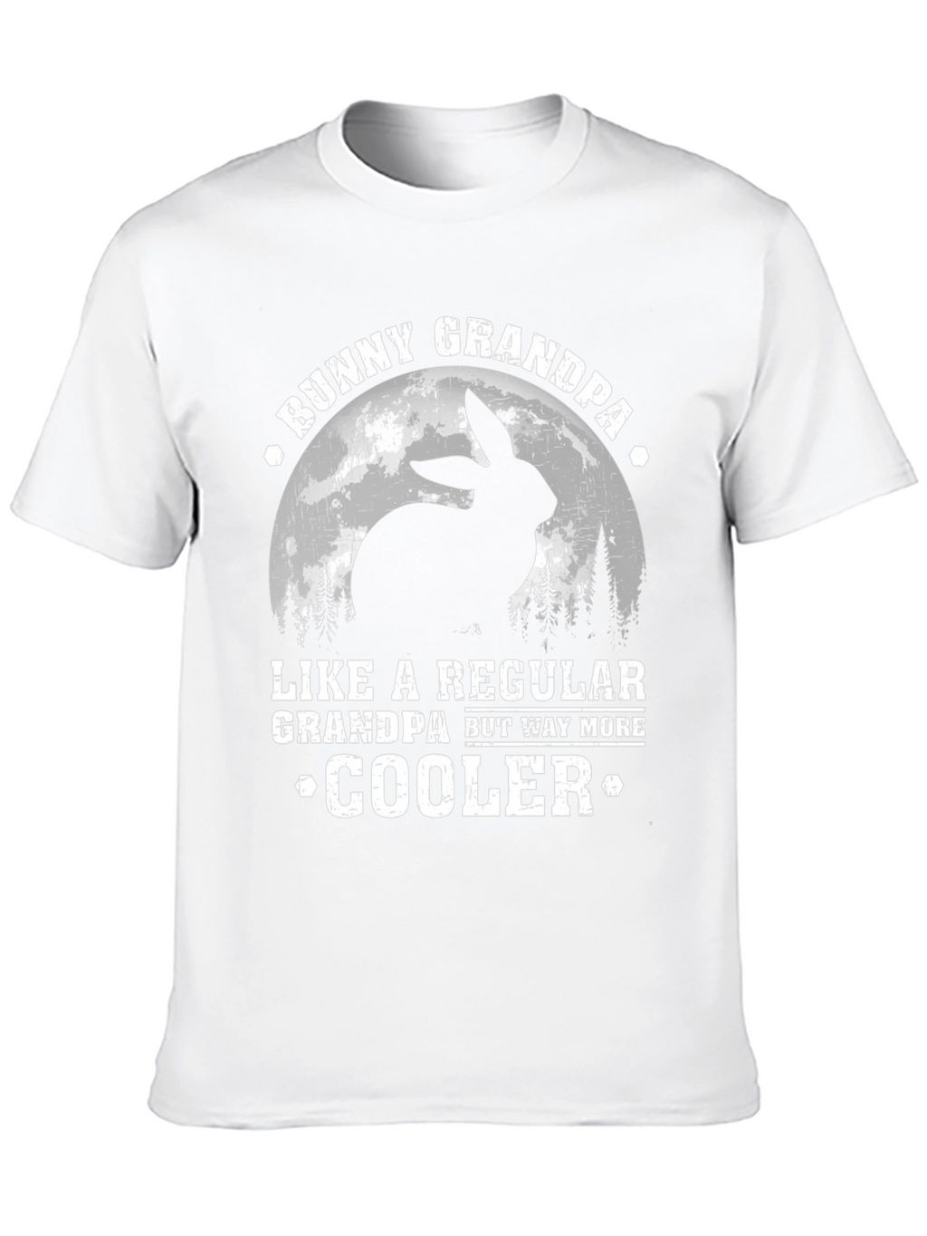 Bunny Grandpa T-Shirt - Cool Grandfather Rabbit Tee