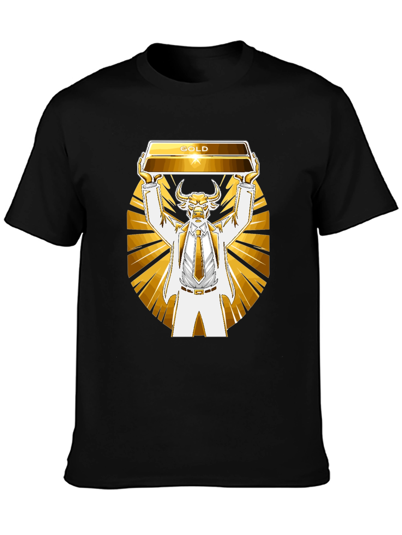 Gold Bull T-Shirt - Investing Humor Tee