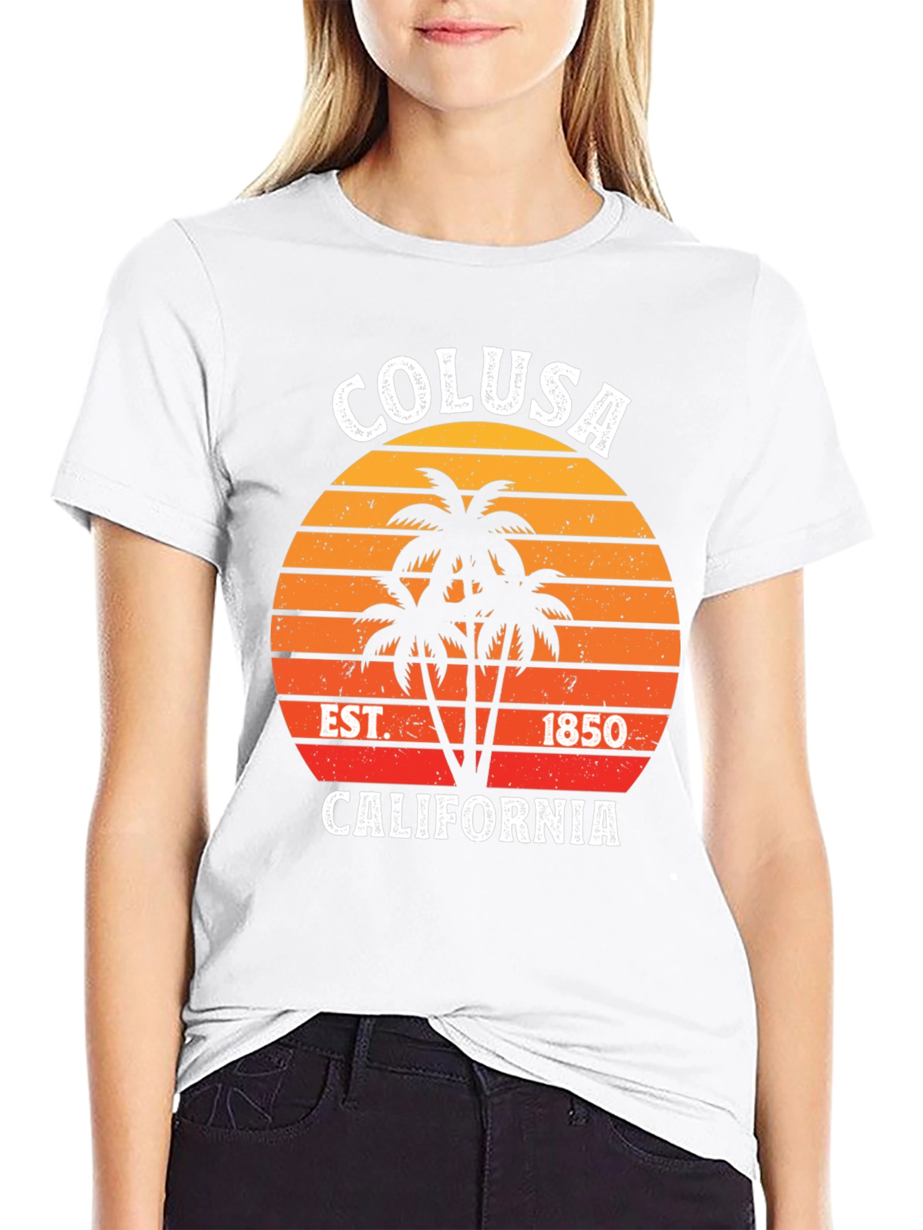 Colusa California Palm Tree T-Shirt