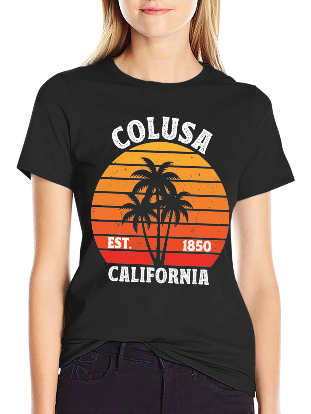 Colusa California Palm Tree T-Shirt