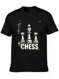 Chess Graphic Tee - King Rook Design