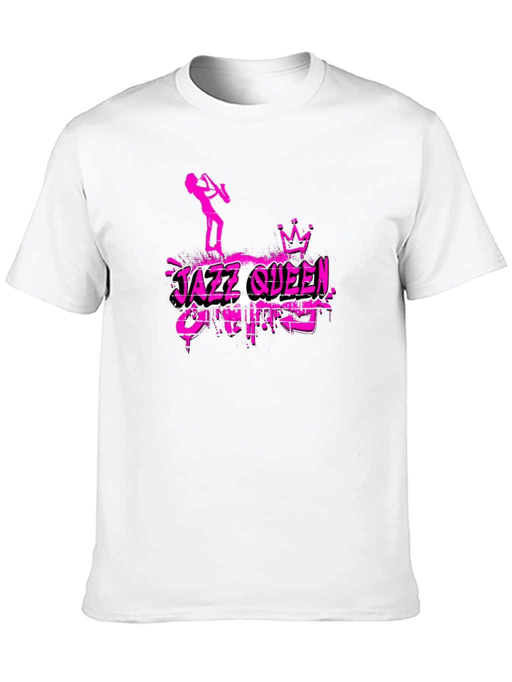 Jazz Queen Graphic Tee - Black