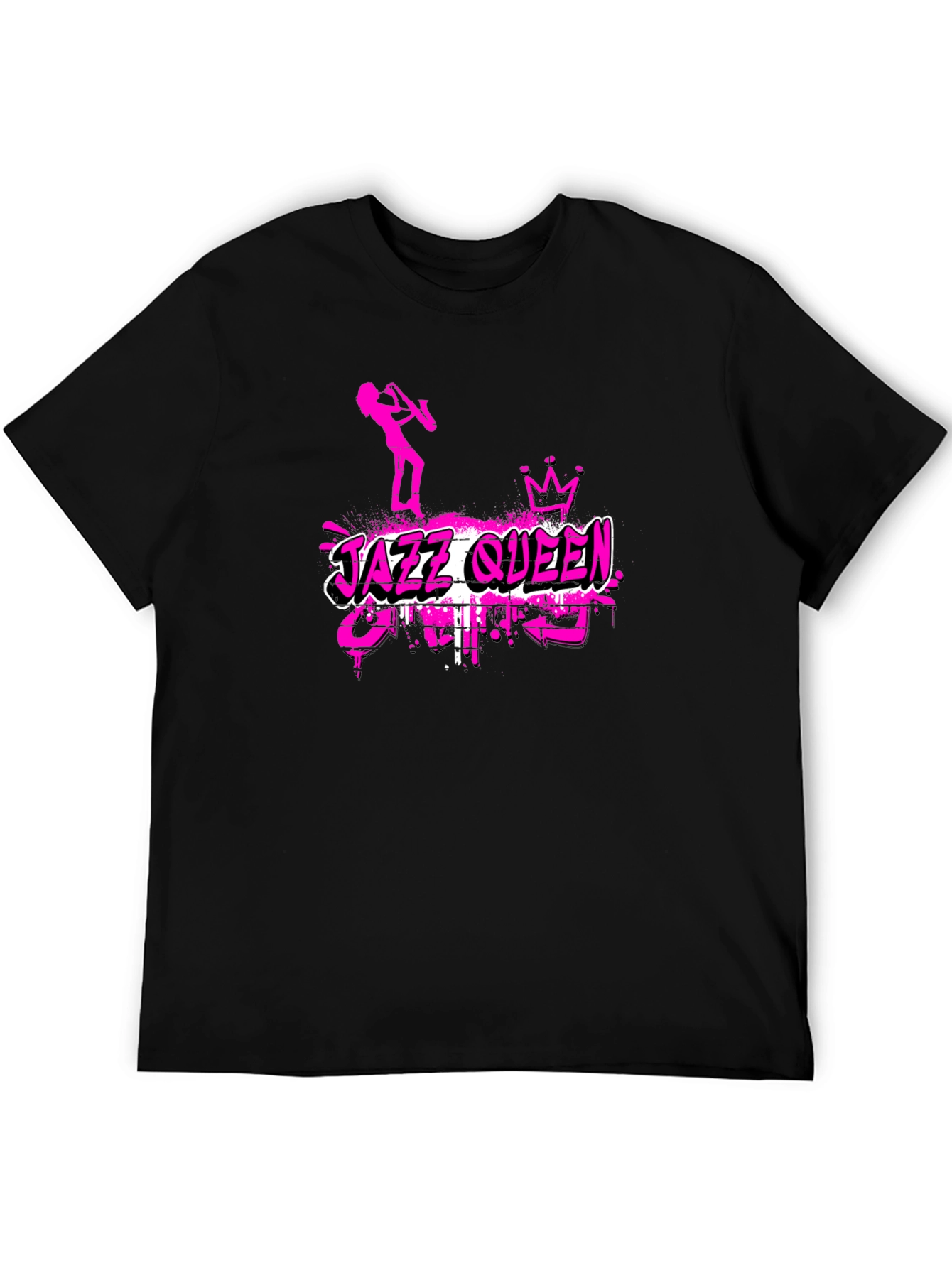 Jazz Queen Graphic Tee - Black