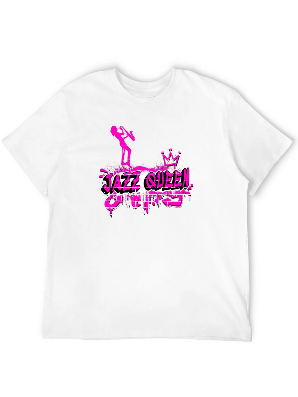 Jazz Queen Graphic Tee - Black