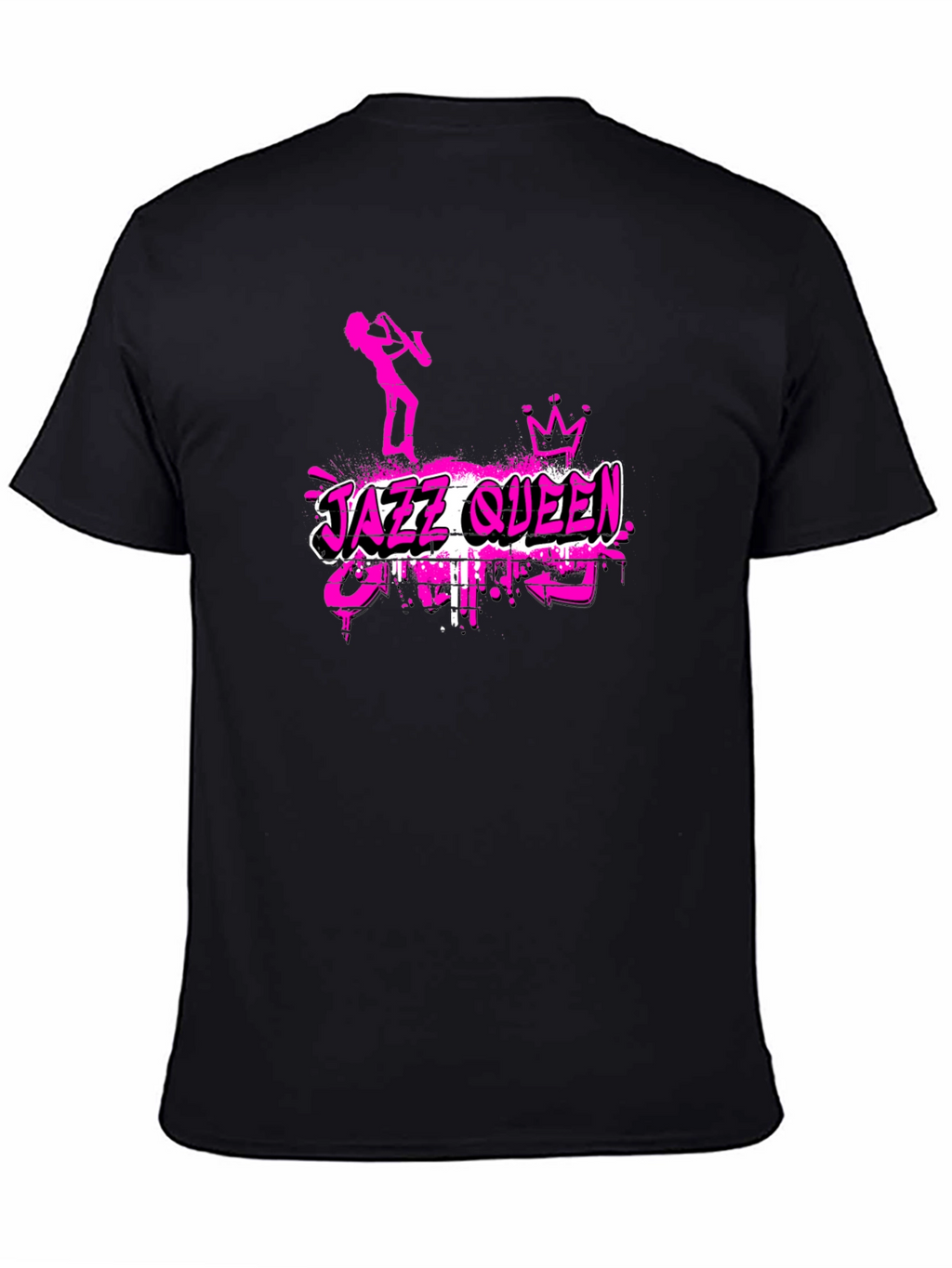 Jazz Queen Graphic Tee - Black