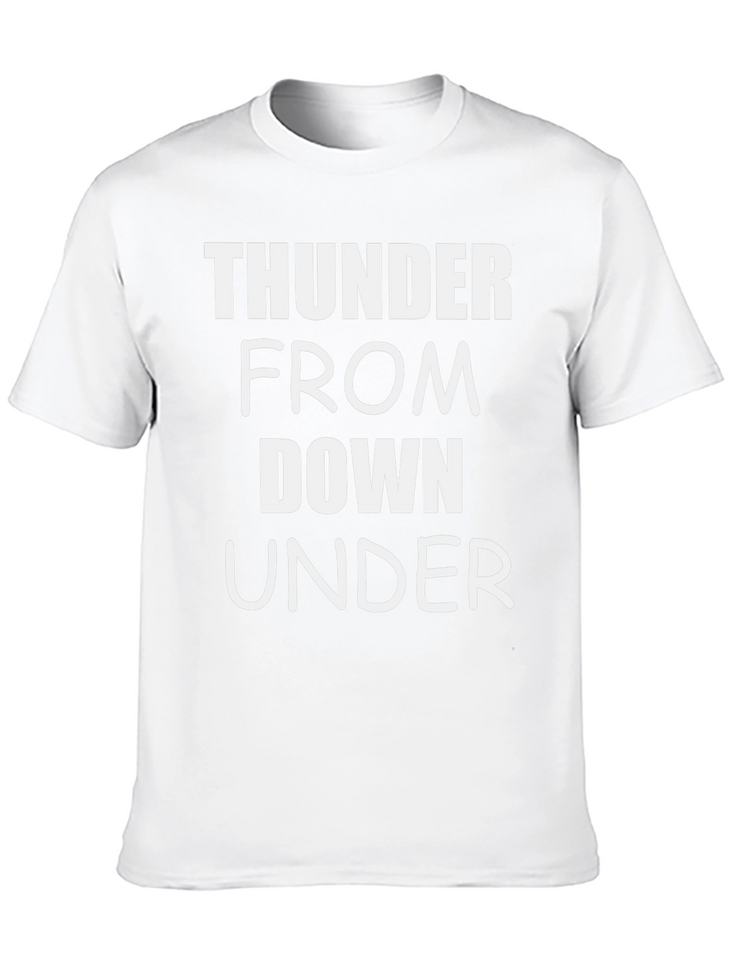Thunder From Down Under Black Graphic Tee