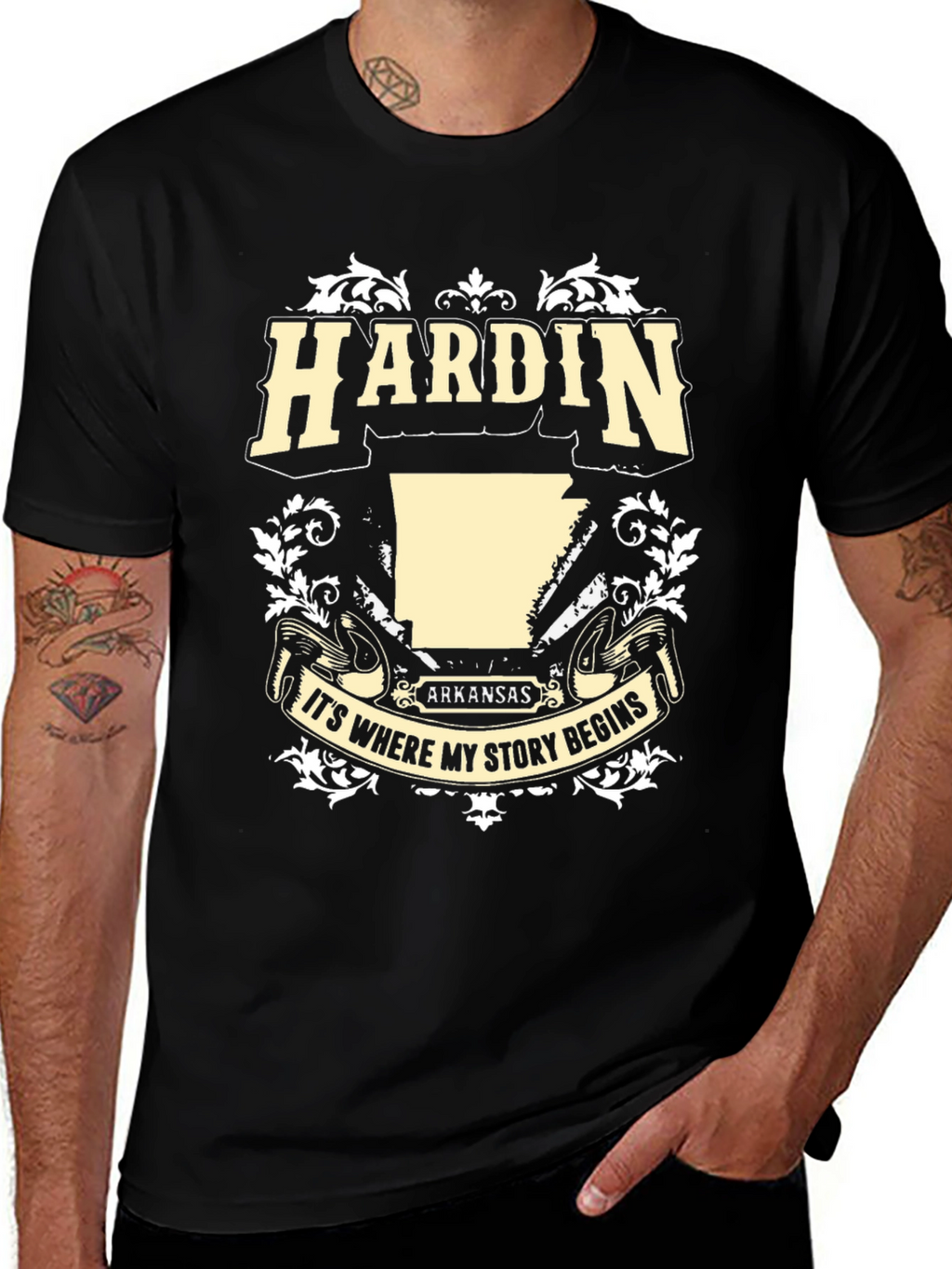 Hardin Arkansas Story Begins T-Shirt