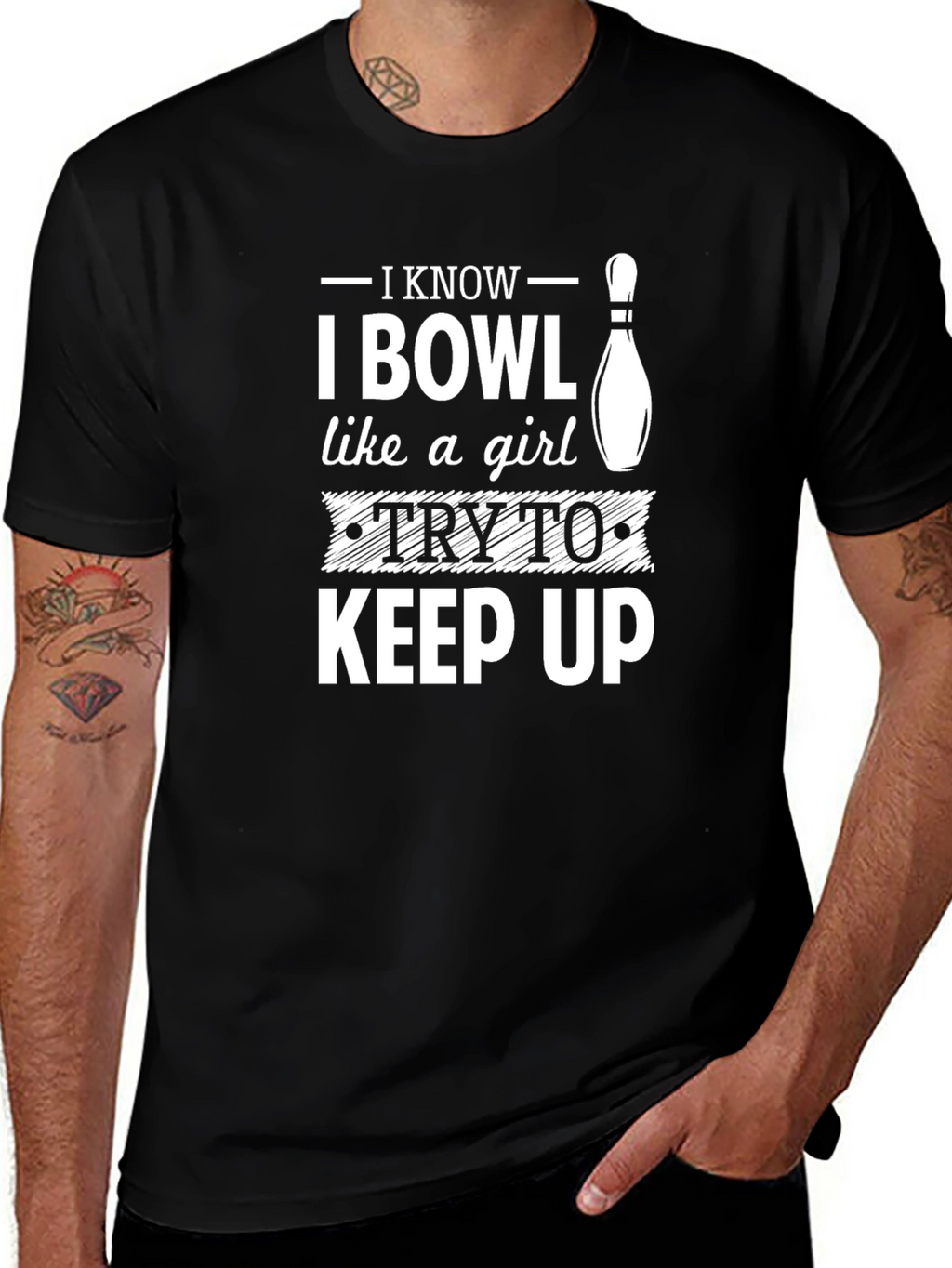 I Bowl Like a Girl T-Shirt