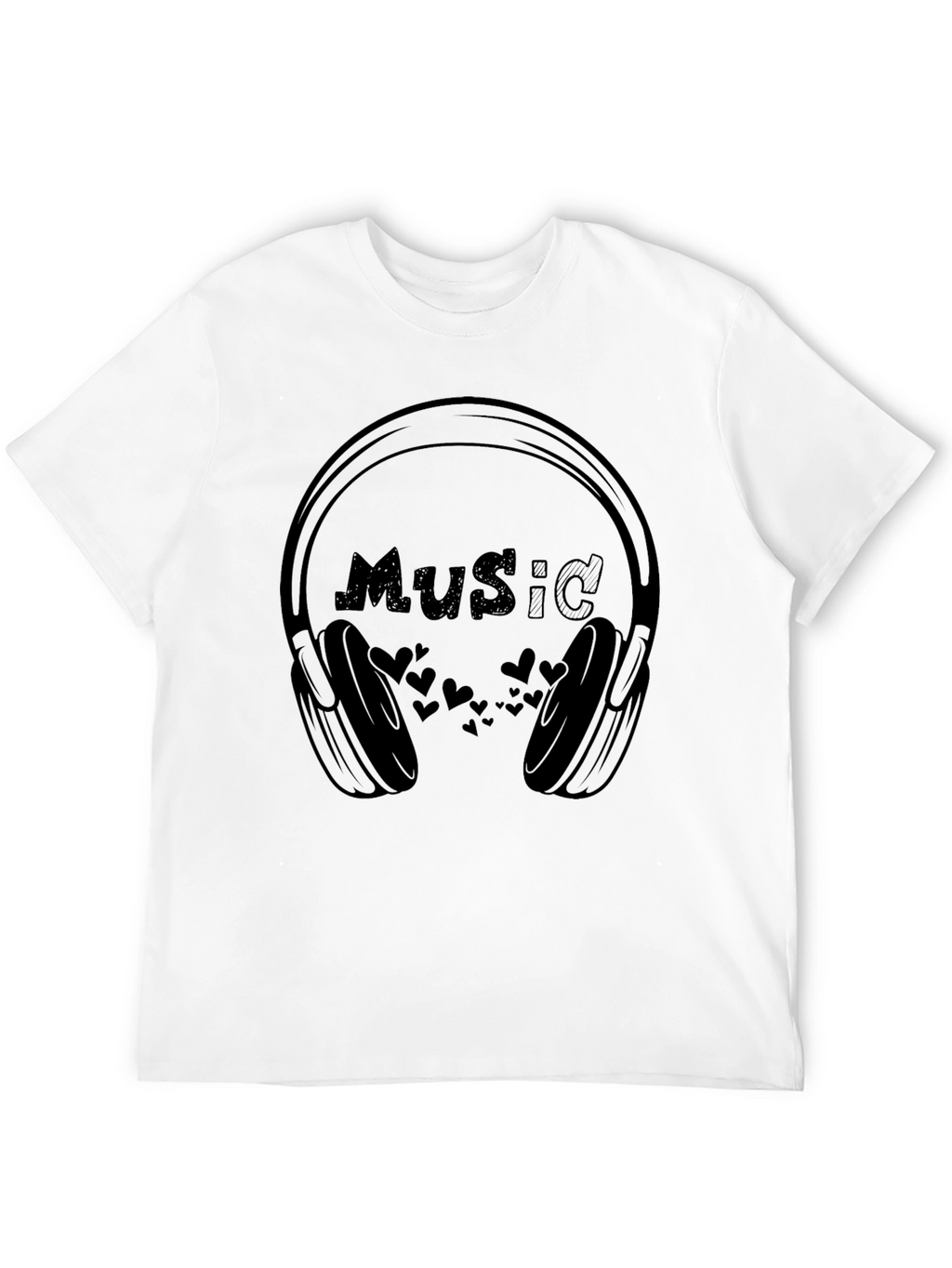 Music Lover T-Shirt - Headphones Design