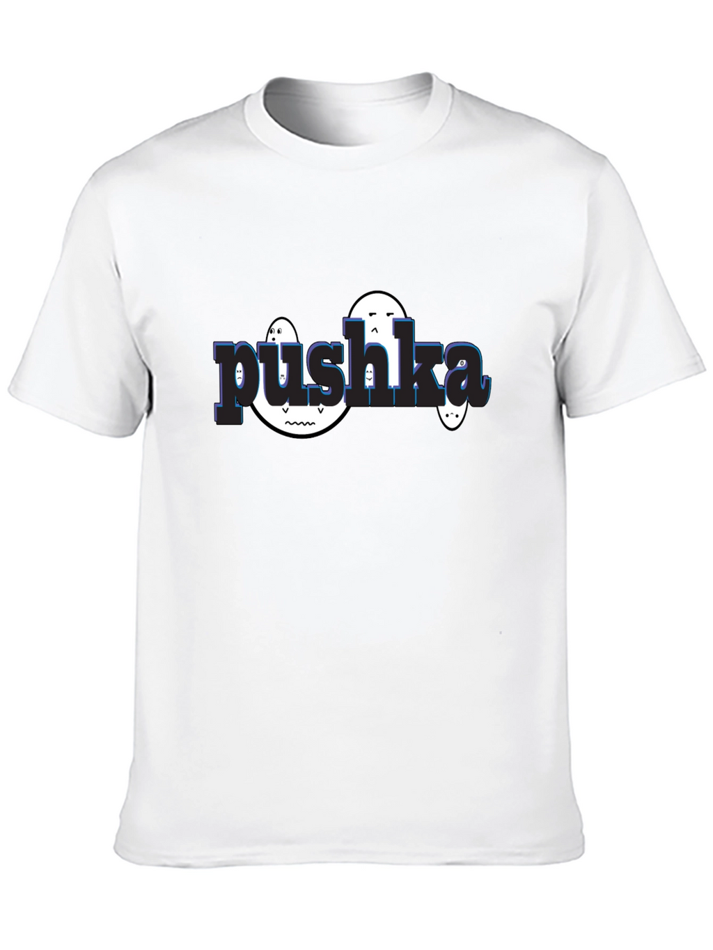 Pushka Funny Graphic Tee - Black Unisex T-Shirt