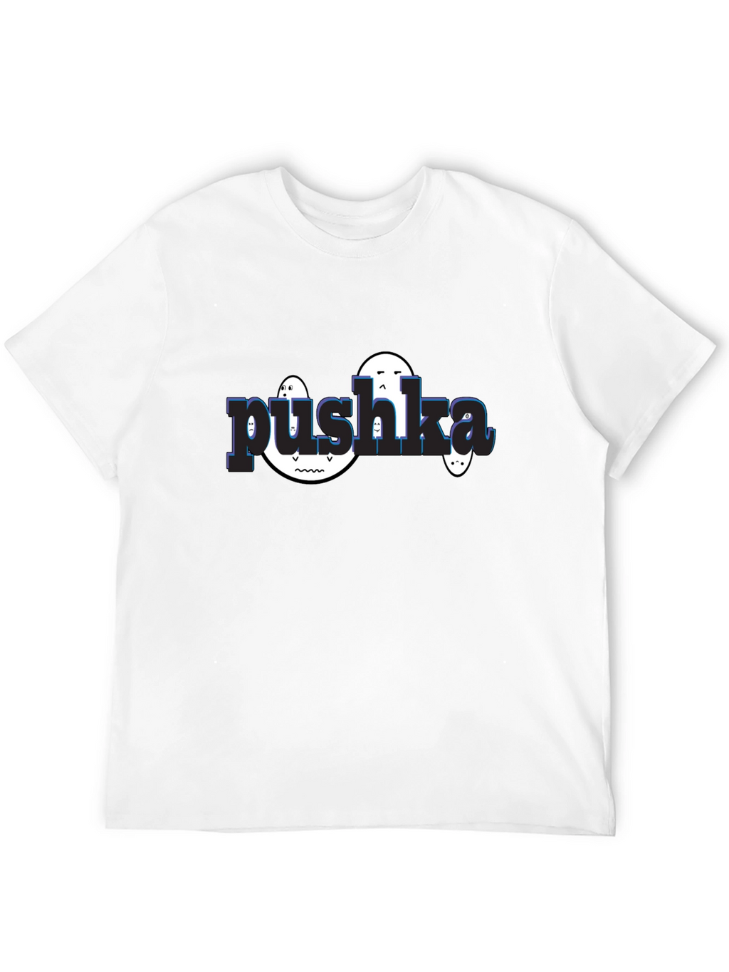Pushka Funny Graphic Tee - Black Unisex T-Shirt