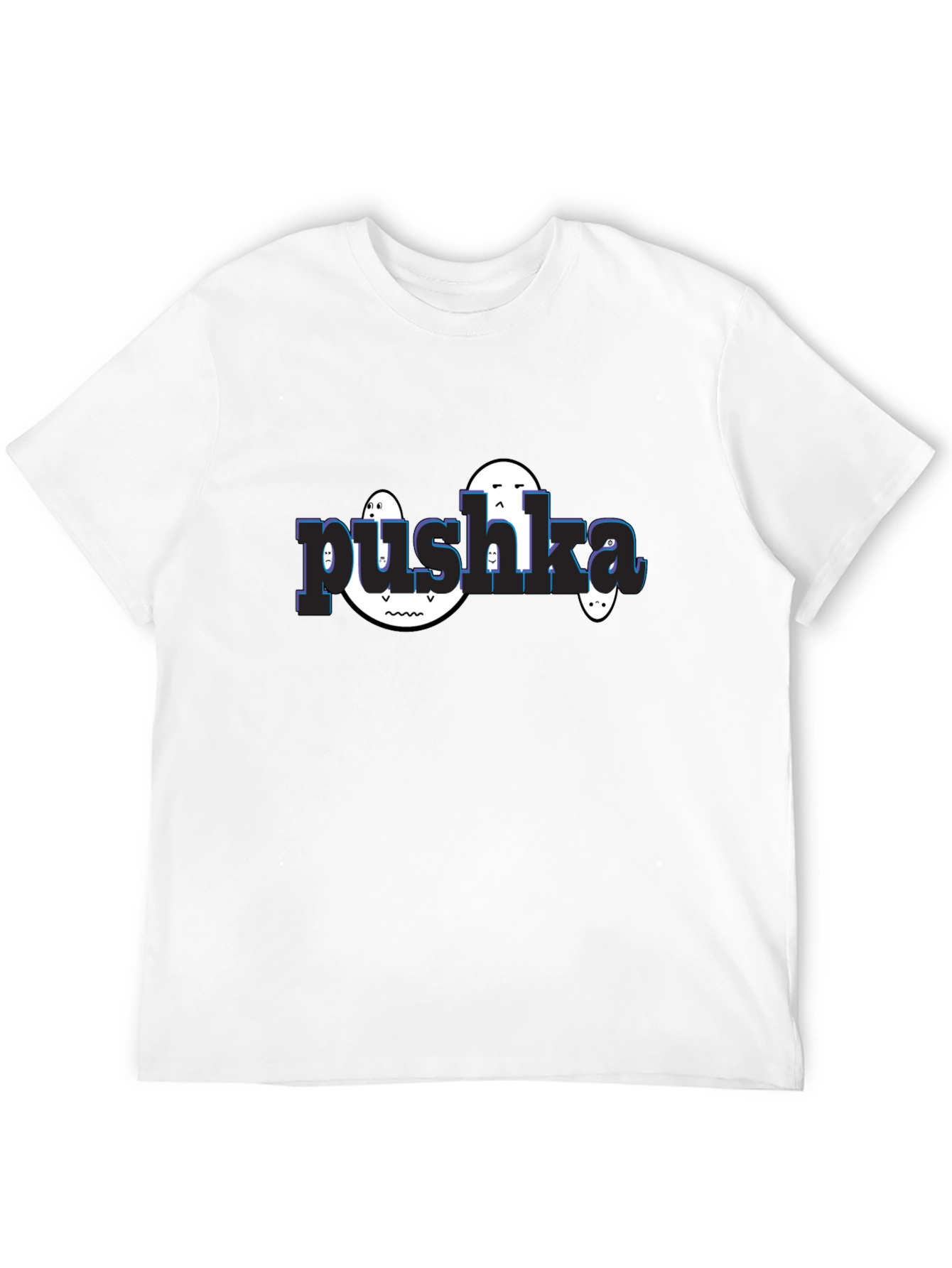 Pushka Funny Graphic Tee - Black Unisex T-Shirt