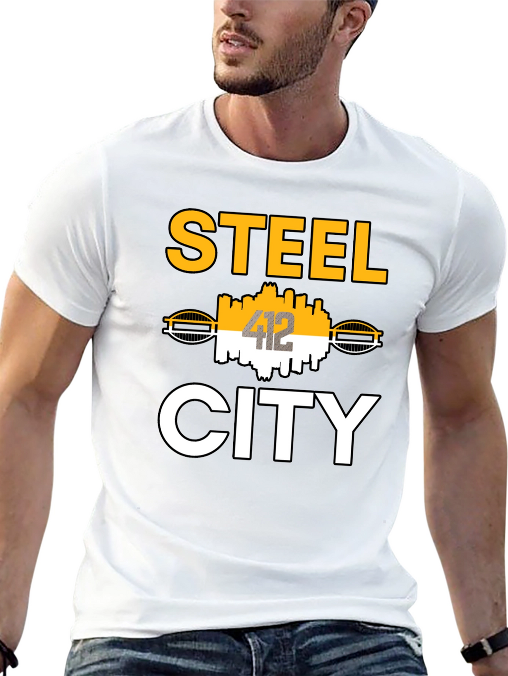 Steel City Graphic Tee - Black