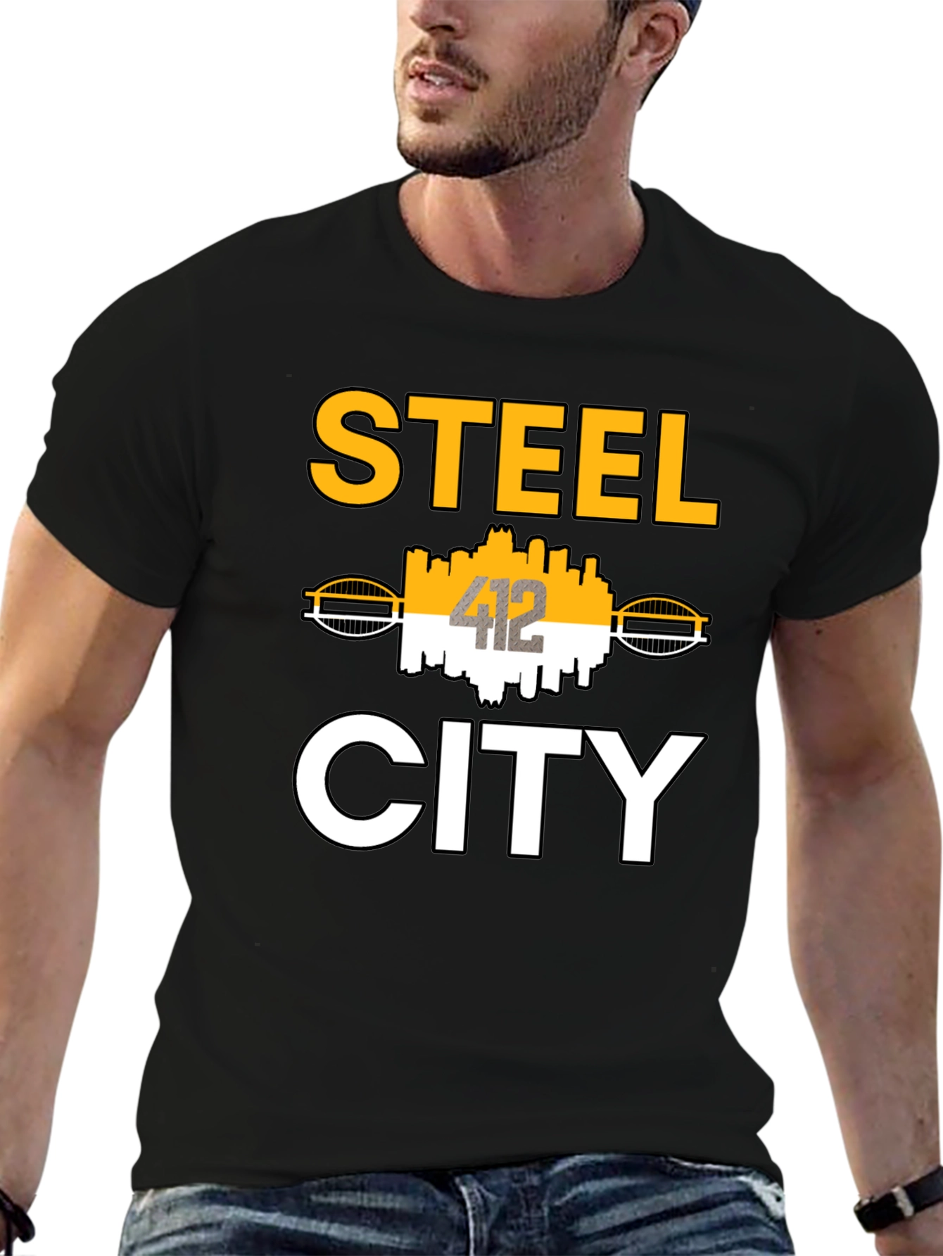 Steel City Graphic Tee - Black