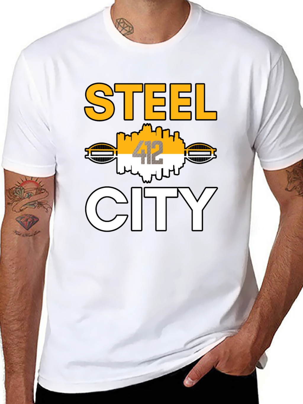 Steel City Graphic Tee - Black