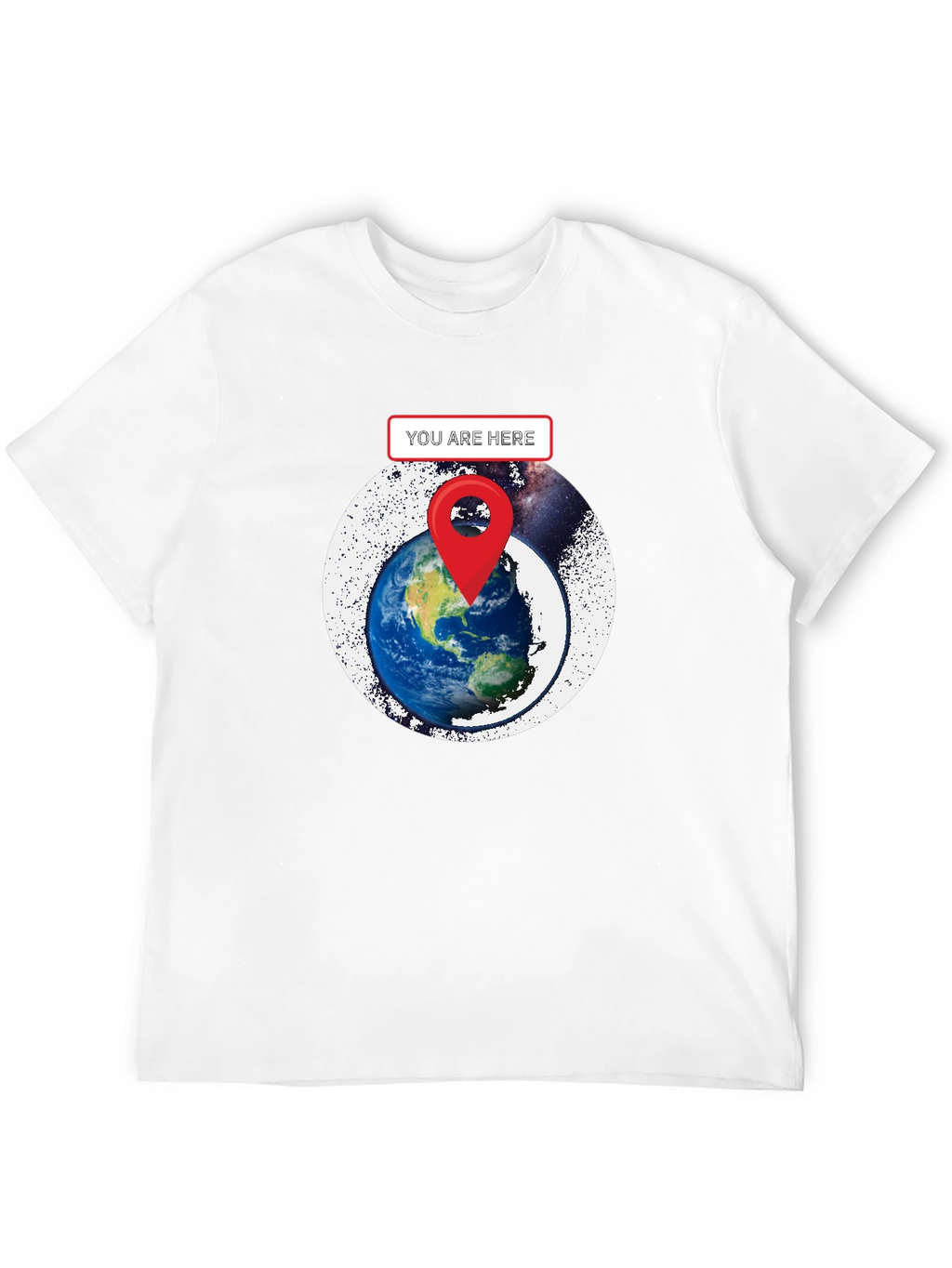 You Are Here Earth Graphic T-Shirt