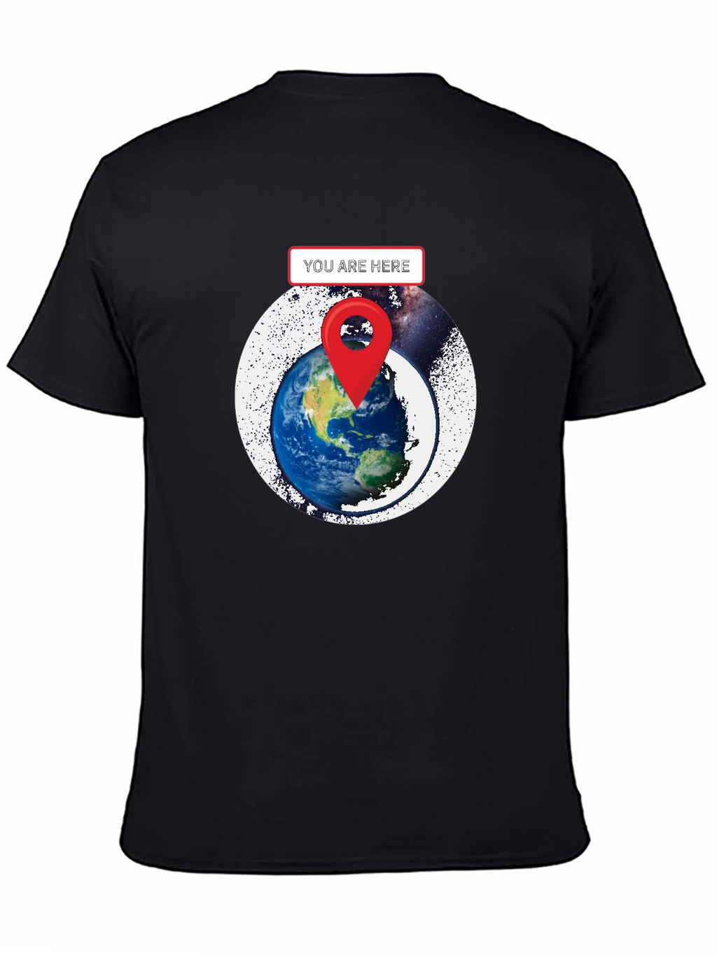 You Are Here Earth Graphic T-Shirt