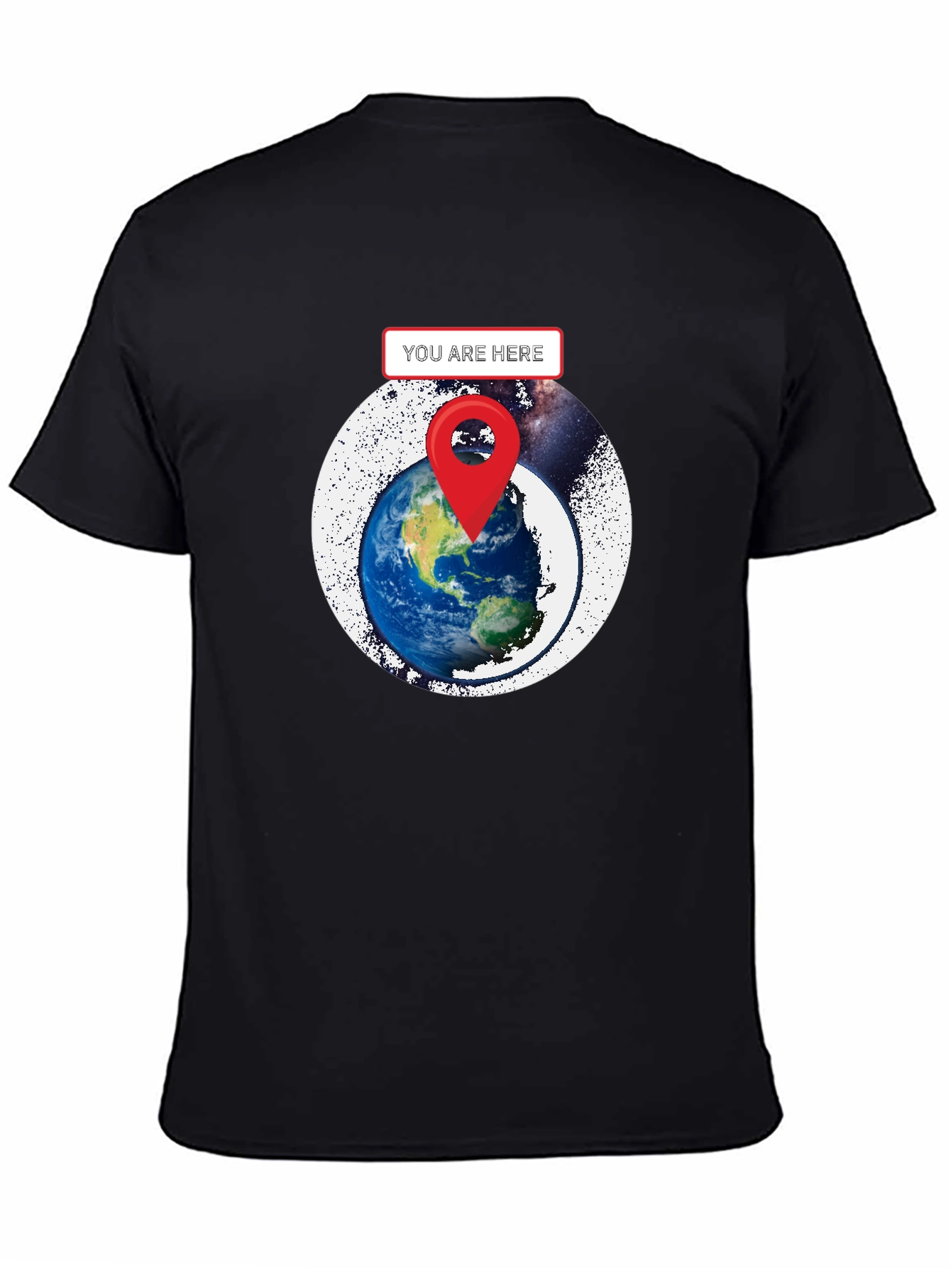 You Are Here Earth Graphic T-Shirt