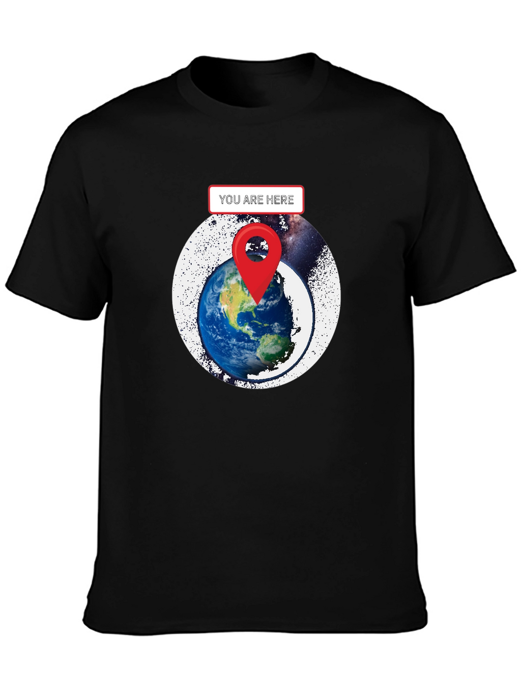 You Are Here Earth Graphic T-Shirt