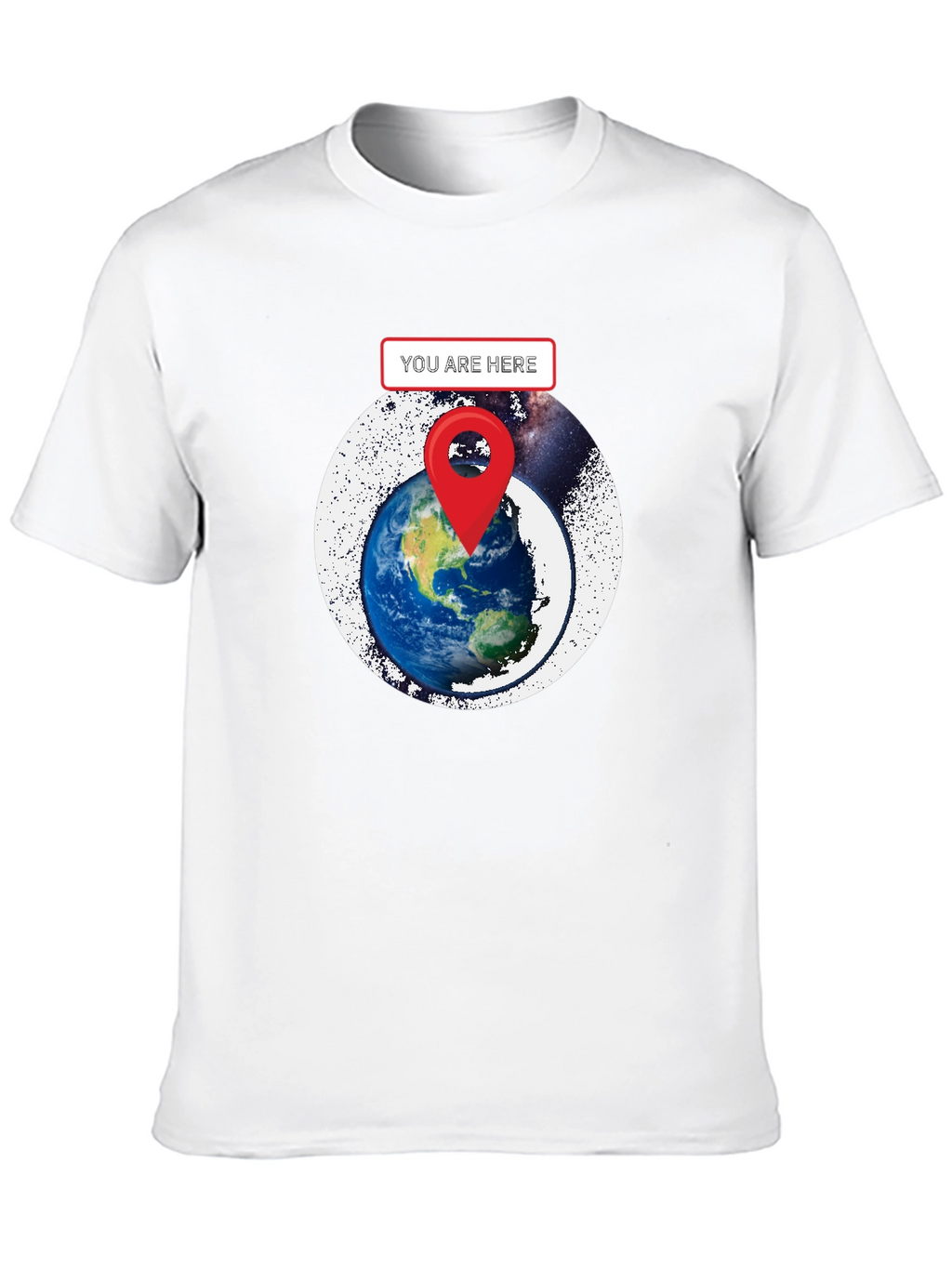 You Are Here Earth Graphic T-Shirt