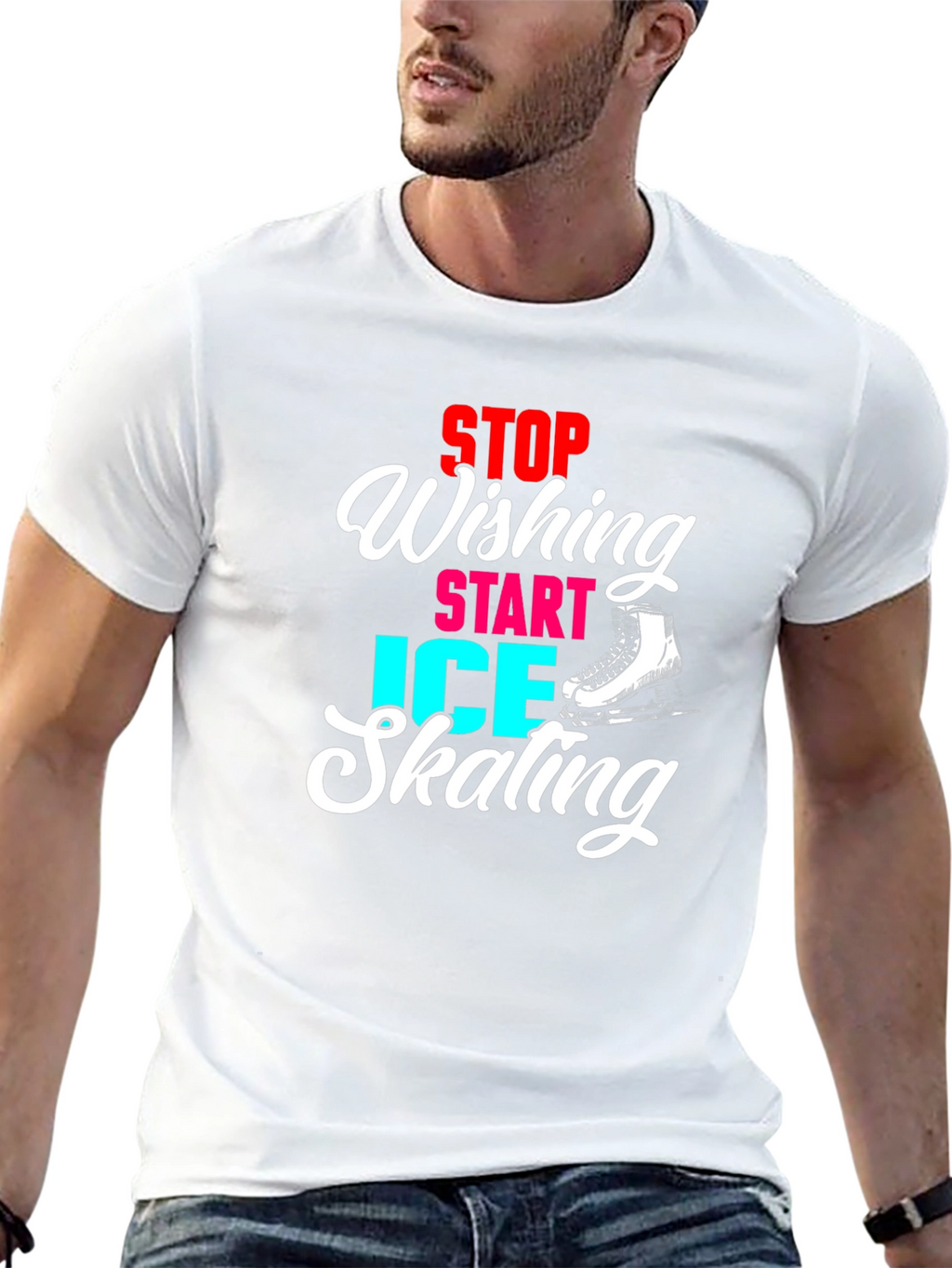 Ice Skating Graphic Tee
