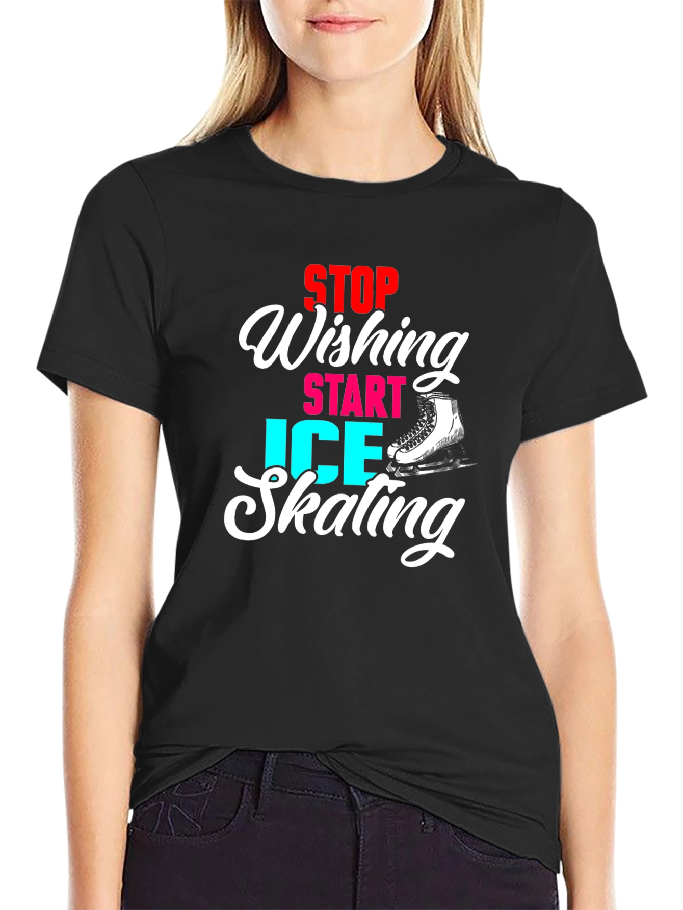 Ice Skating Graphic Tee