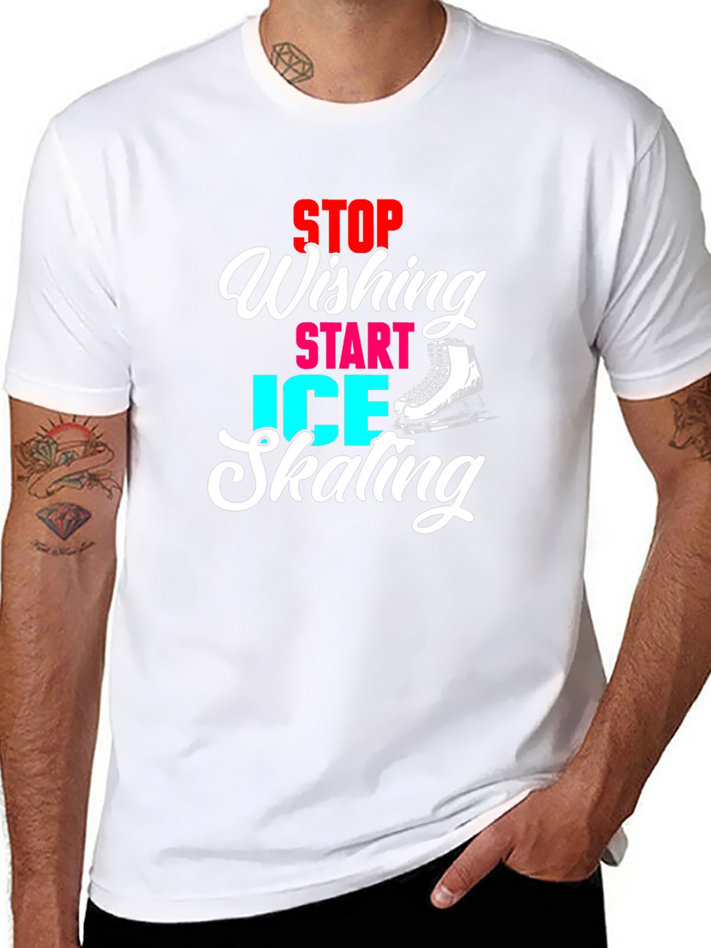 Ice Skating Graphic Tee