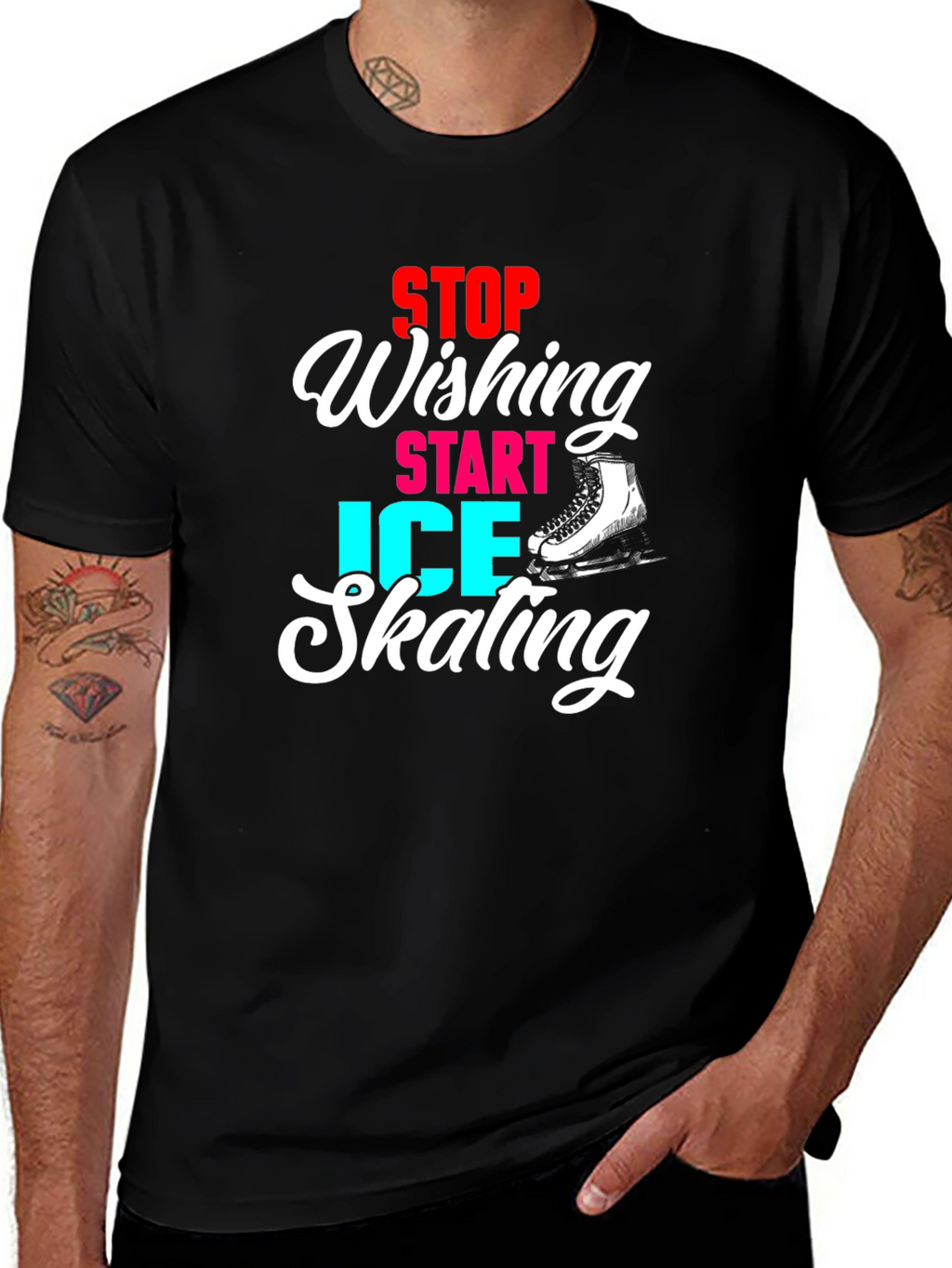 Ice Skating Graphic Tee