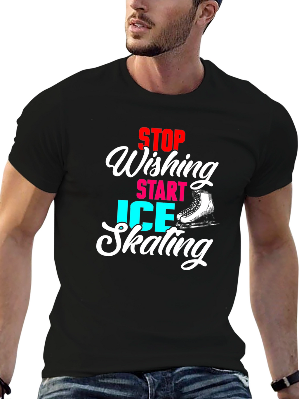 Ice Skating Graphic Tee